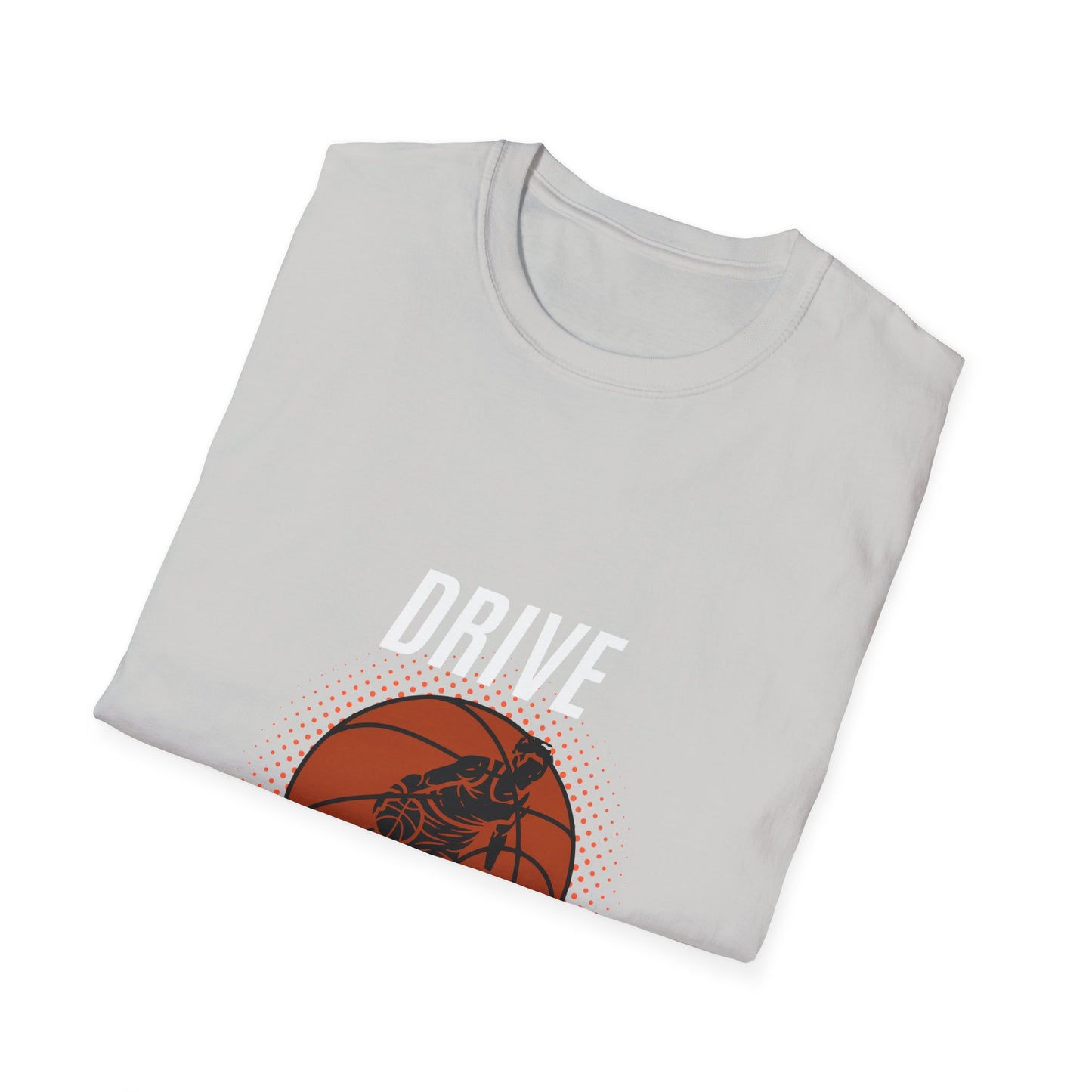 Drive the Lane Basketball T-Shirt - Unisex Softstyle Tee for Sports Lovers