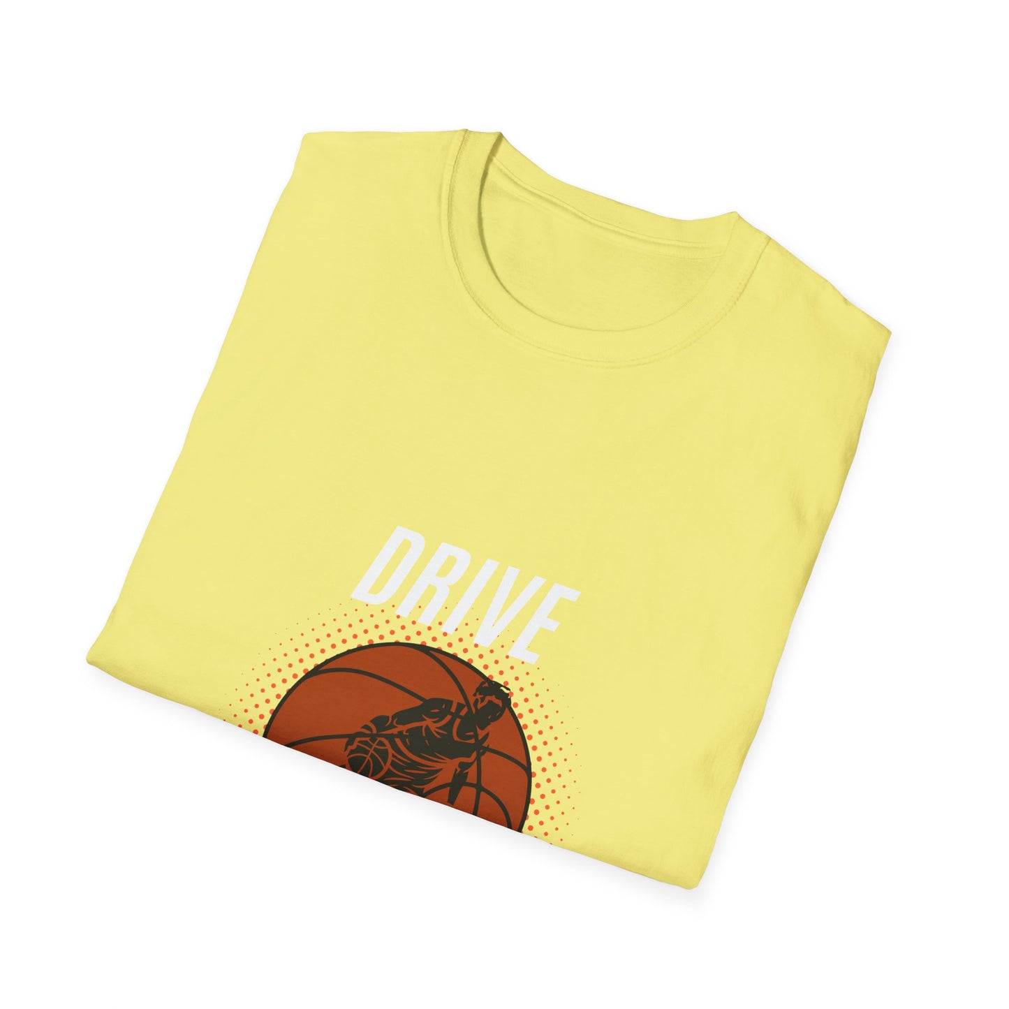 Drive the Lane Basketball T-Shirt - Unisex Softstyle Tee for Sports Lovers