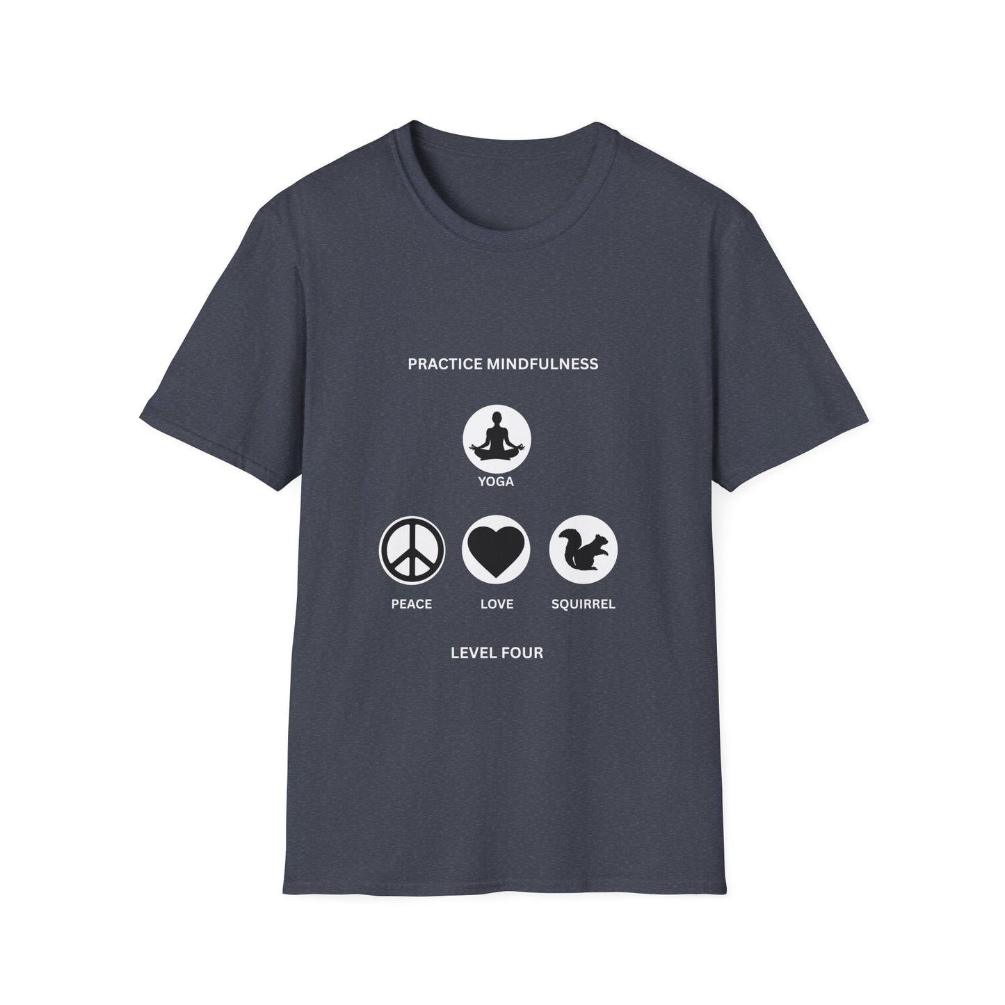 Peace Love Meditation T-Shirt, Unisex Graphic Tee, Mindfulness Shirt, Yoga Lover Gift, Casual Wear, Comfortable Top