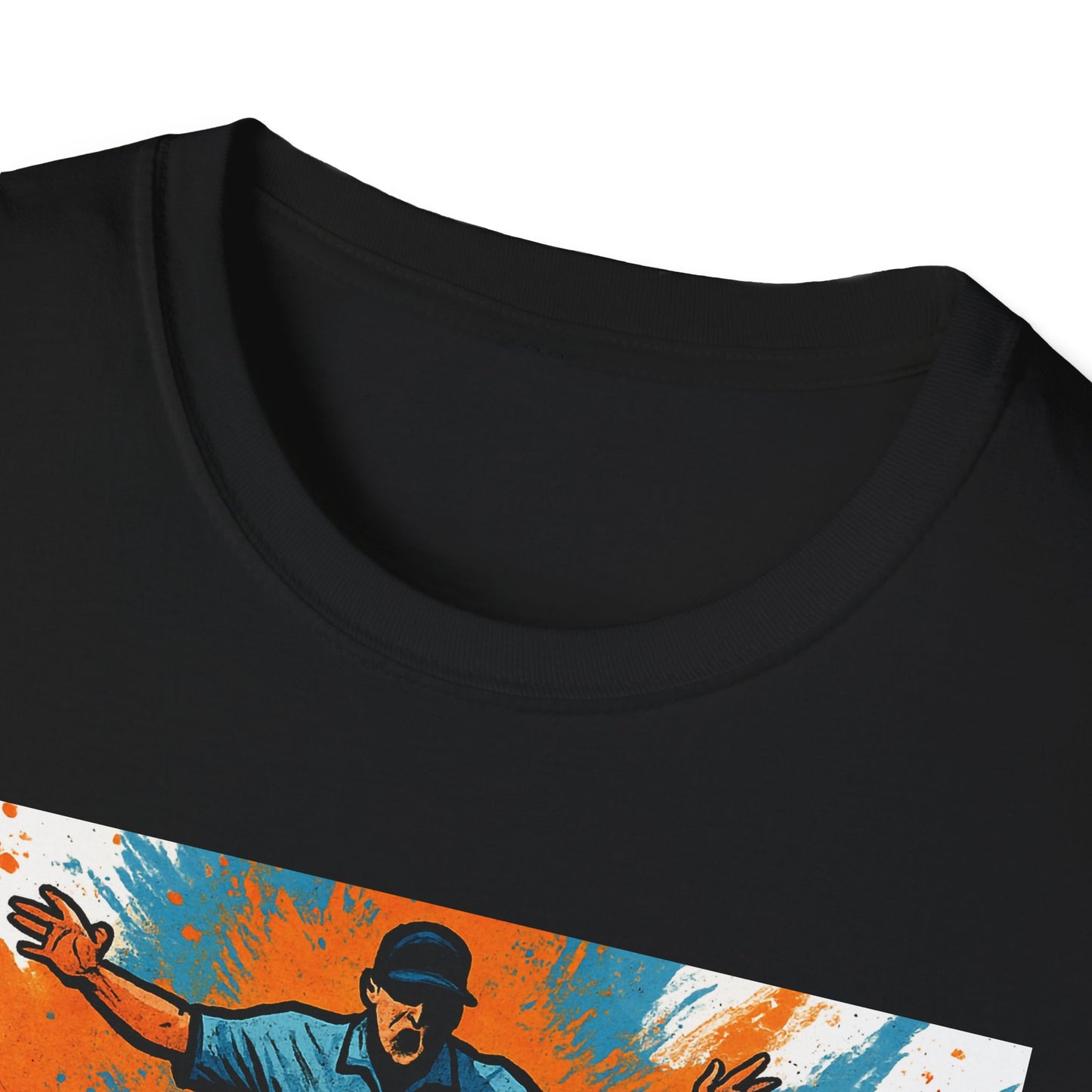 Vintage Baseball Action Unisex Softstyle T-Shirt - Perfect for Sports Fans and Game Day