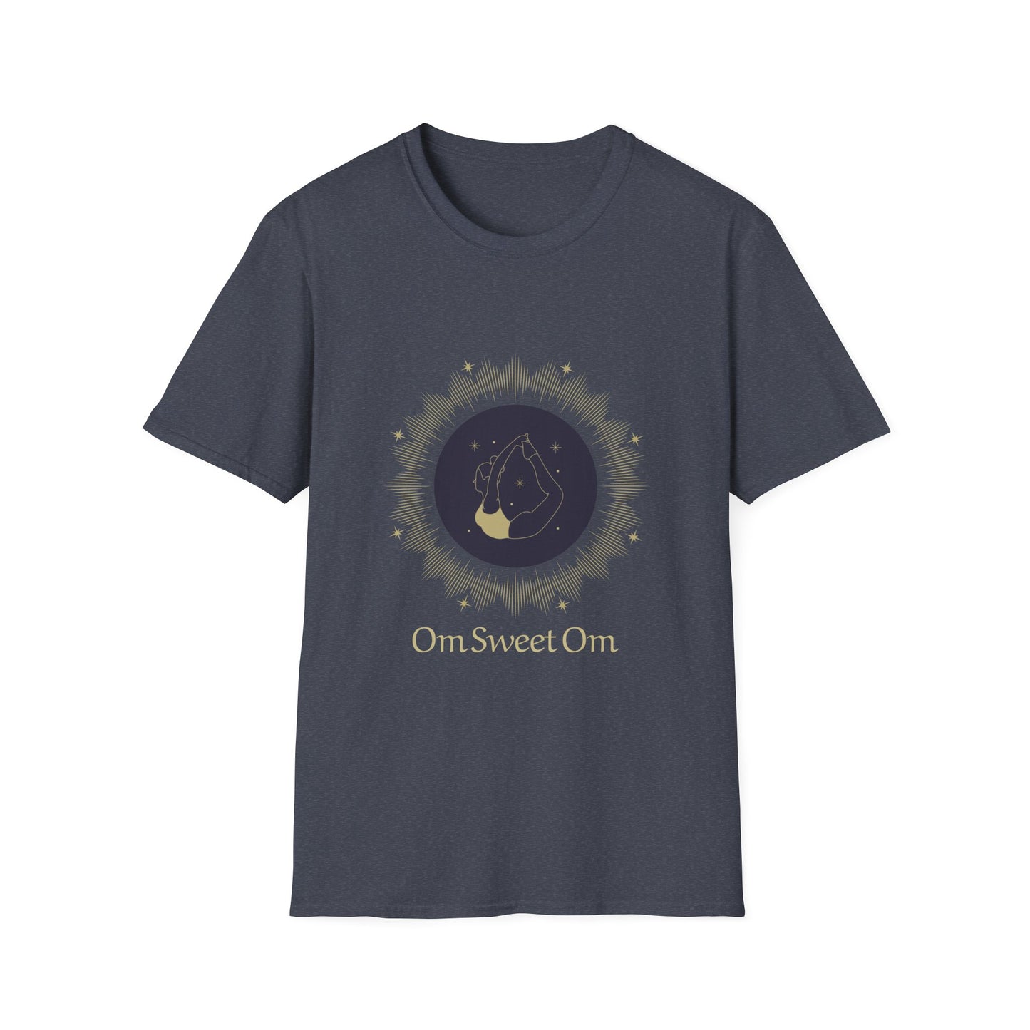 Unisex Softstyle T-Shirt - 'Om Sweet Om' Yoga Shirt, Meditative Vibes, Perfect Gift for Yoga Lovers