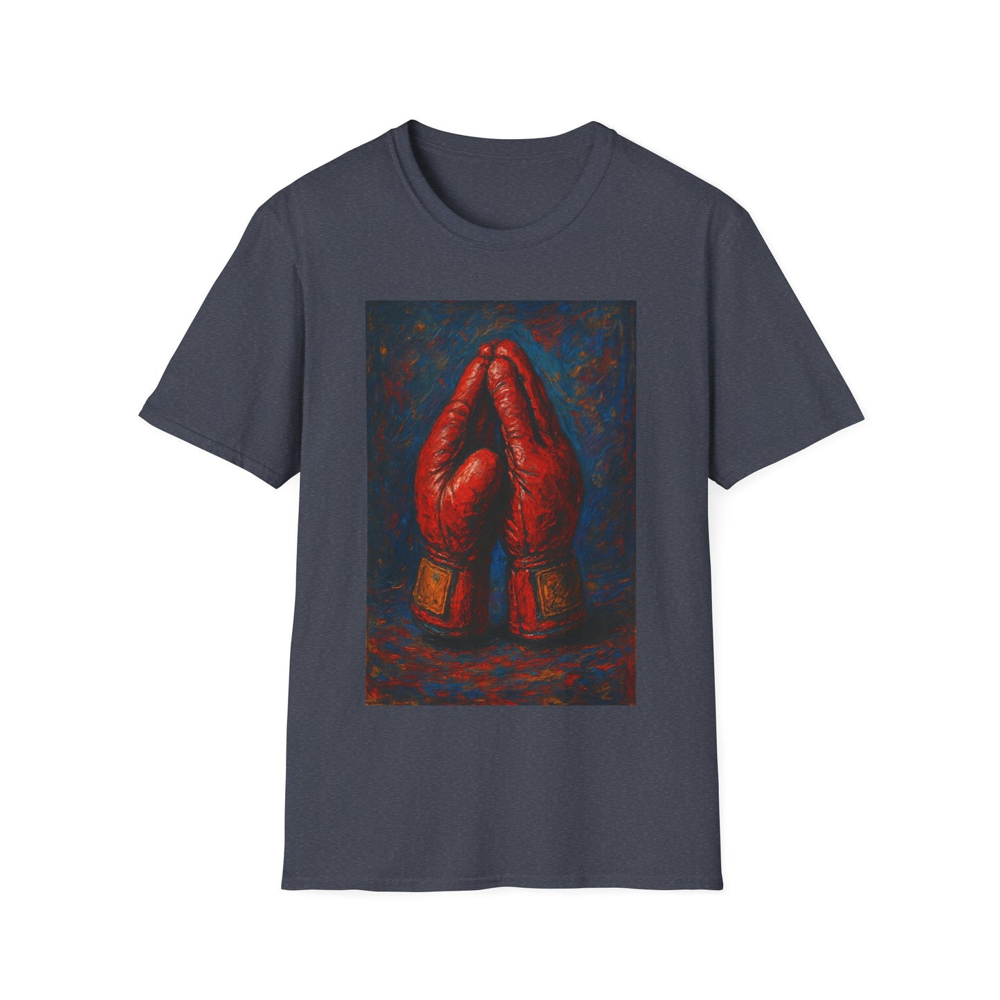 Artistic Boxing Gloves T-Shirt, Unisex Graphic Tee, Sports Apparel, Gift for Sports Lovers, Unique Statement Shirt