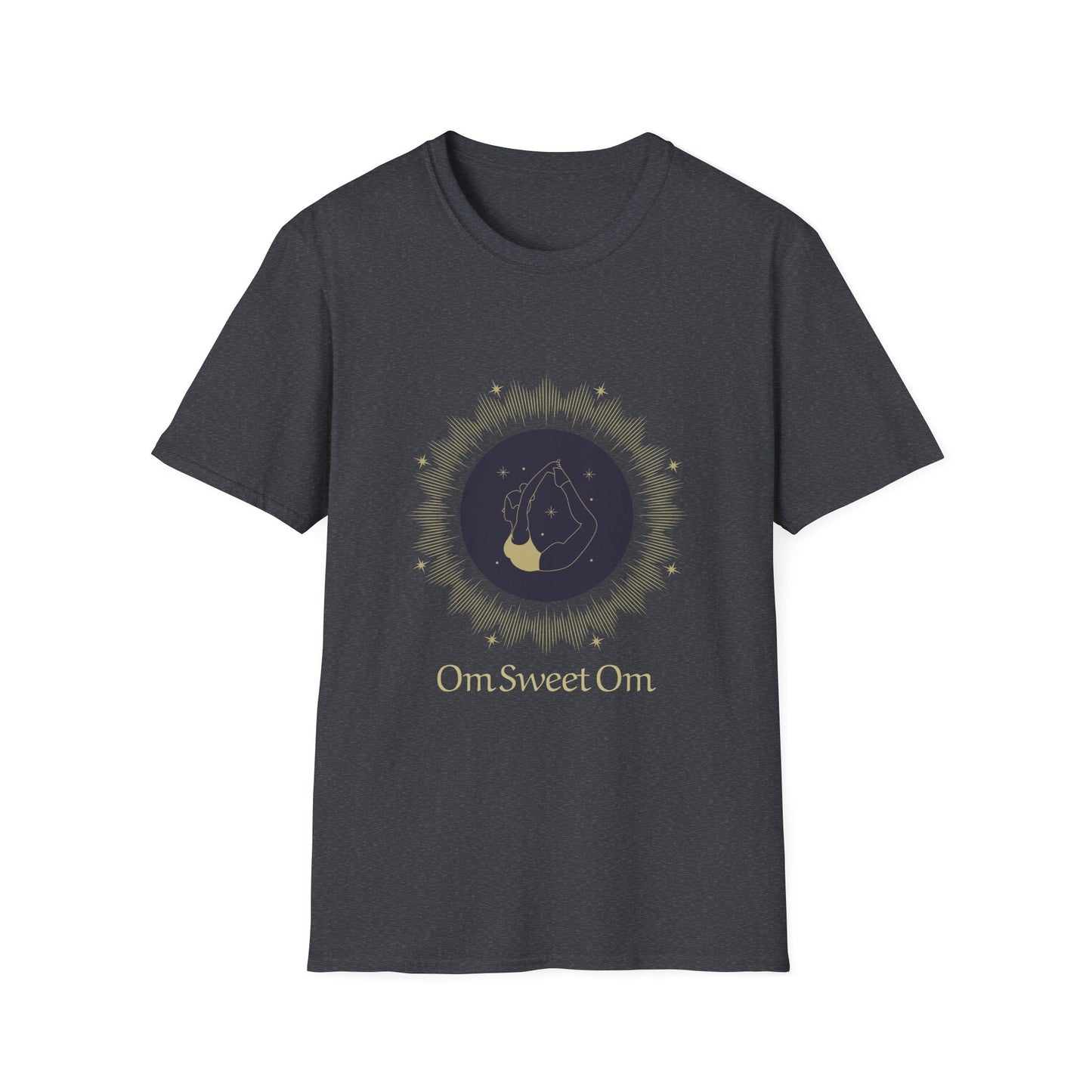 Unisex Softstyle T-Shirt - 'Om Sweet Om' Yoga Shirt, Meditative Vibes, Perfect Gift for Yoga Lovers