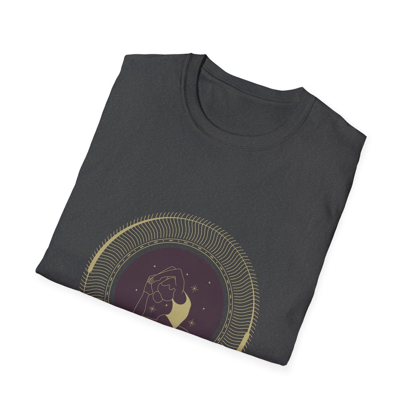Astrological Moon Graphic Unisex Softstyle T-Shirt - Perfect for Cosmic Lovers