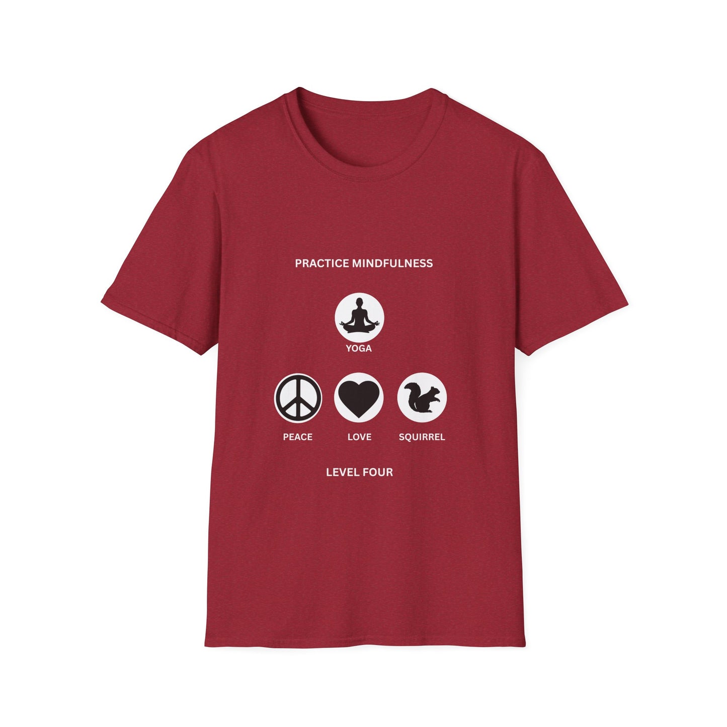 Peace Love Meditation T-Shirt, Unisex Graphic Tee, Mindfulness Shirt, Yoga Lover Gift, Casual Wear, Comfortable Top