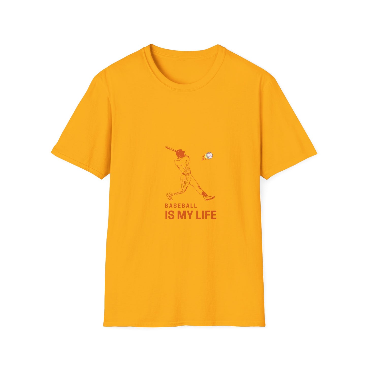 Baseball Is My Life Unisex T-Shirt, Perfect for Sports Lovers, Casual Wear, Gifts for Baseball Fans, Athletic Tee