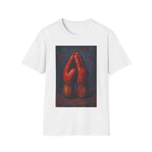 Artistic Boxing Gloves T-Shirt, Unisex Graphic Tee, Sports Apparel, Gift for Sports Lovers, Unique Statement Shirt