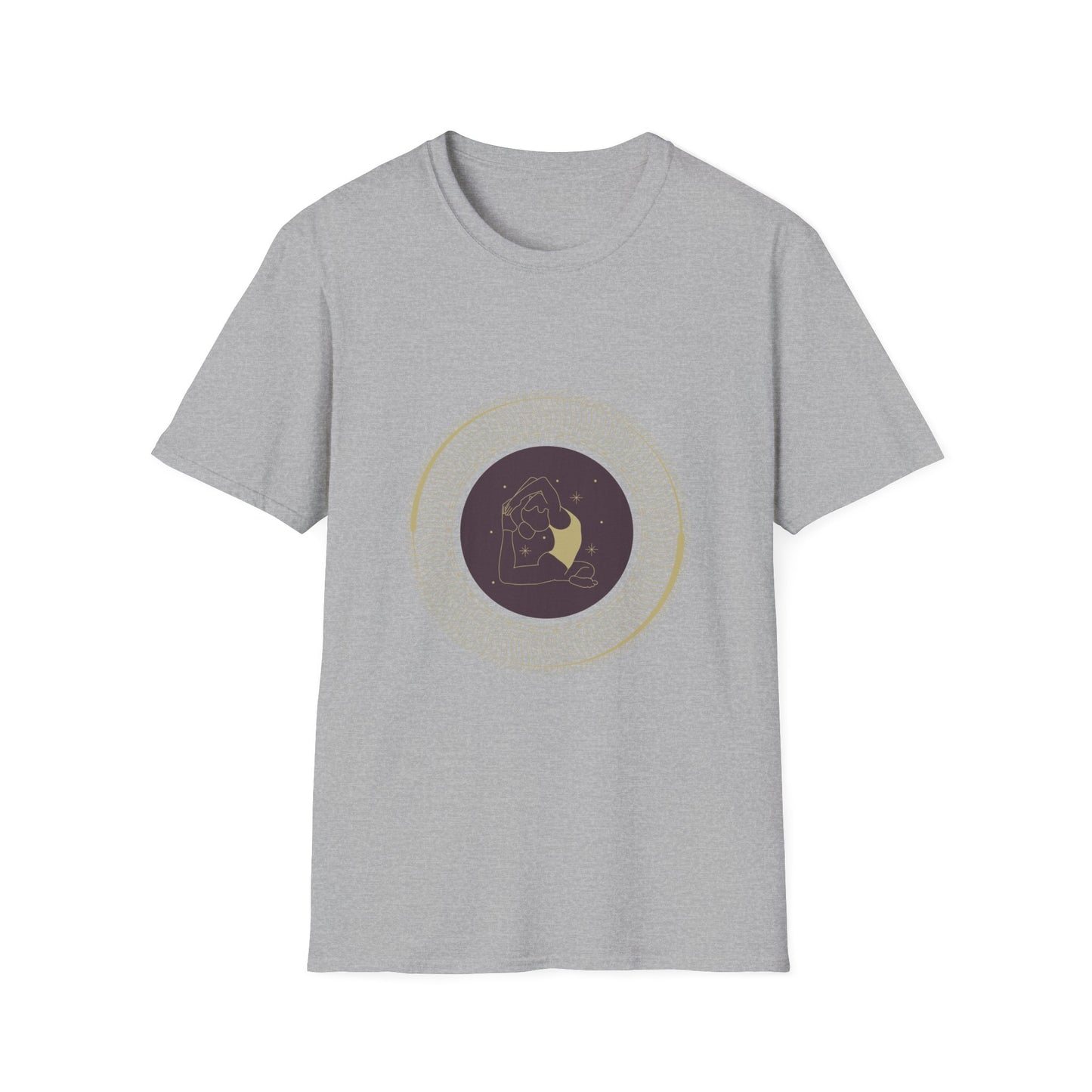 Astrological Moon Graphic Unisex Softstyle T-Shirt - Perfect for Cosmic Lovers
