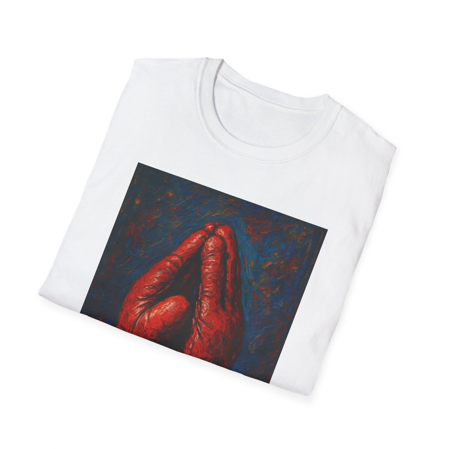 Artistic Boxing Gloves T-Shirt, Unisex Graphic Tee, Sports Apparel, Gift for Sports Lovers, Unique Statement Shirt