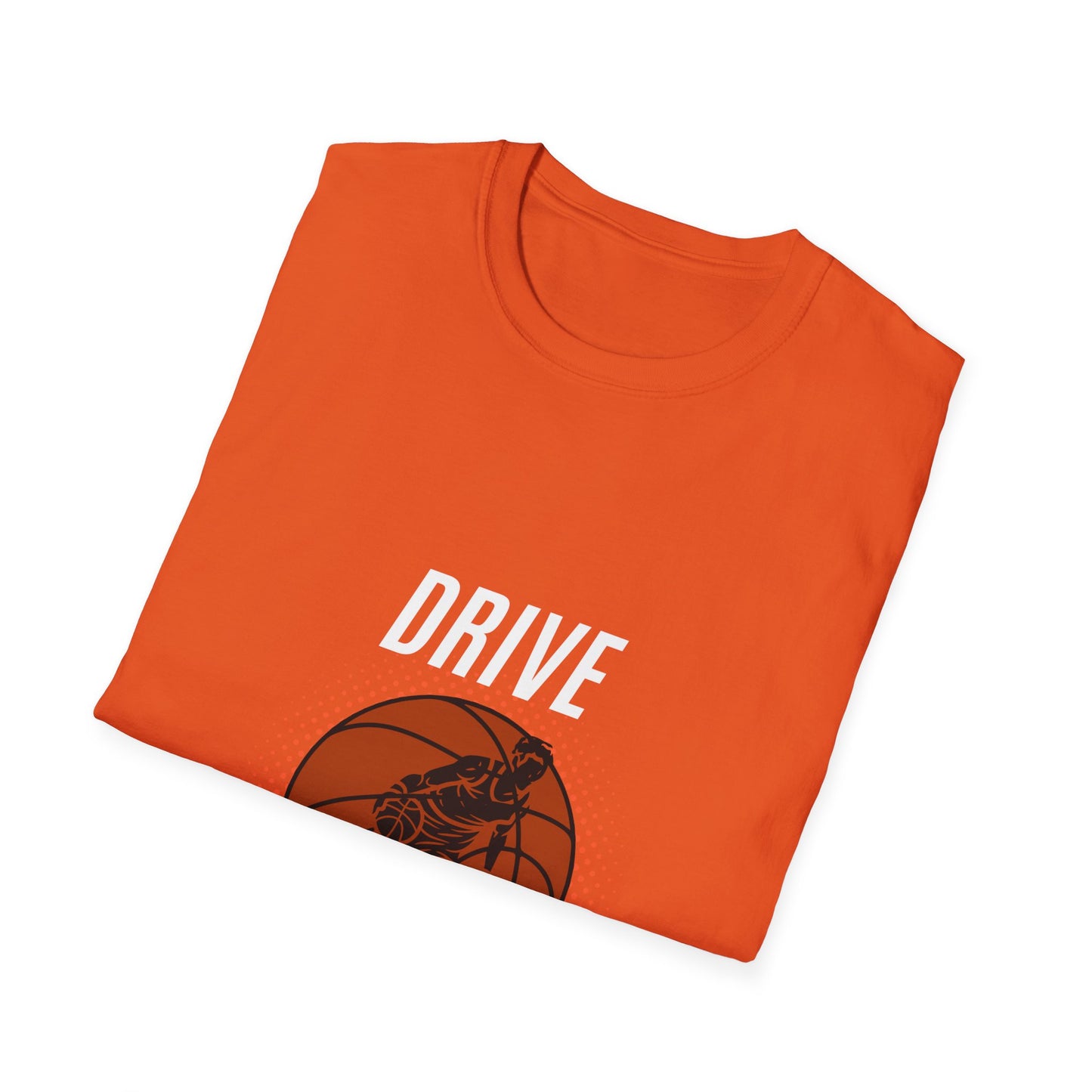 Drive the Lane Basketball T-Shirt - Unisex Softstyle Tee for Sports Lovers