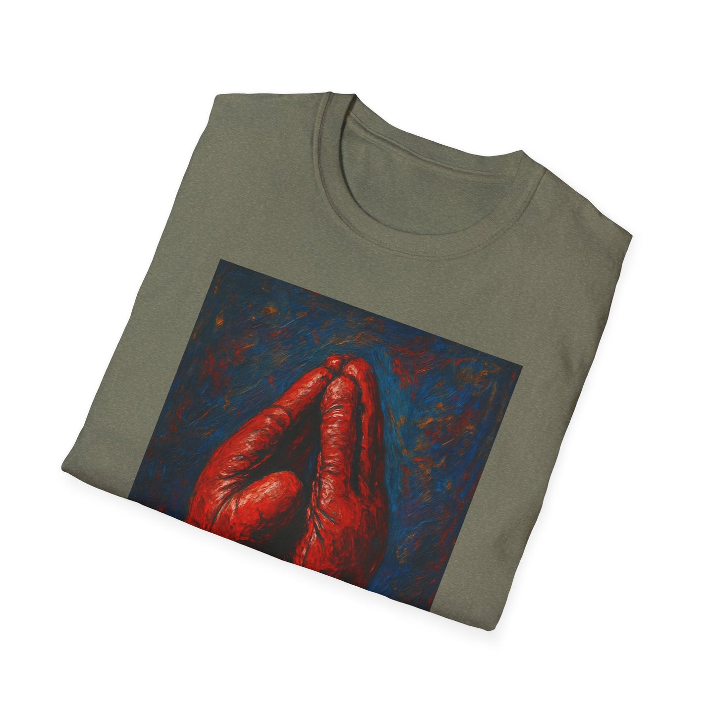 Artistic Boxing Gloves T-Shirt, Unisex Graphic Tee, Sports Apparel, Gift for Sports Lovers, Unique Statement Shirt
