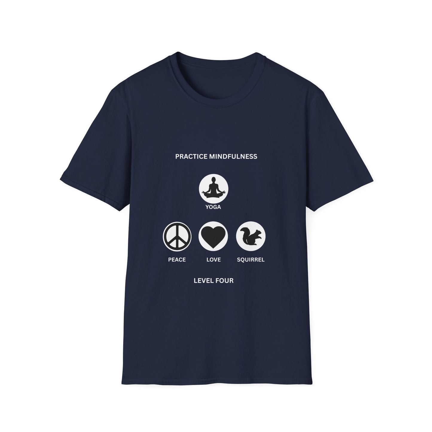 Peace Love Meditation T-Shirt, Unisex Graphic Tee, Mindfulness Shirt, Yoga Lover Gift, Casual Wear, Comfortable Top