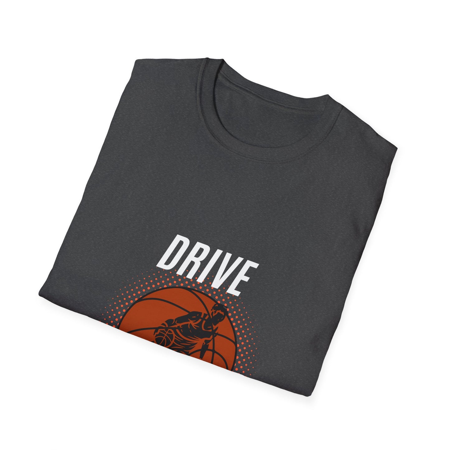 Drive the Lane Basketball T-Shirt - Unisex Softstyle Tee for Sports Lovers