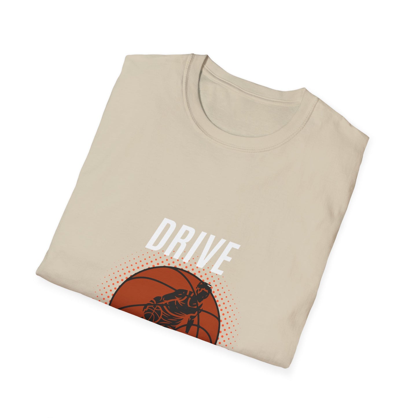 Drive the Lane Basketball T-Shirt - Unisex Softstyle Tee for Sports Lovers