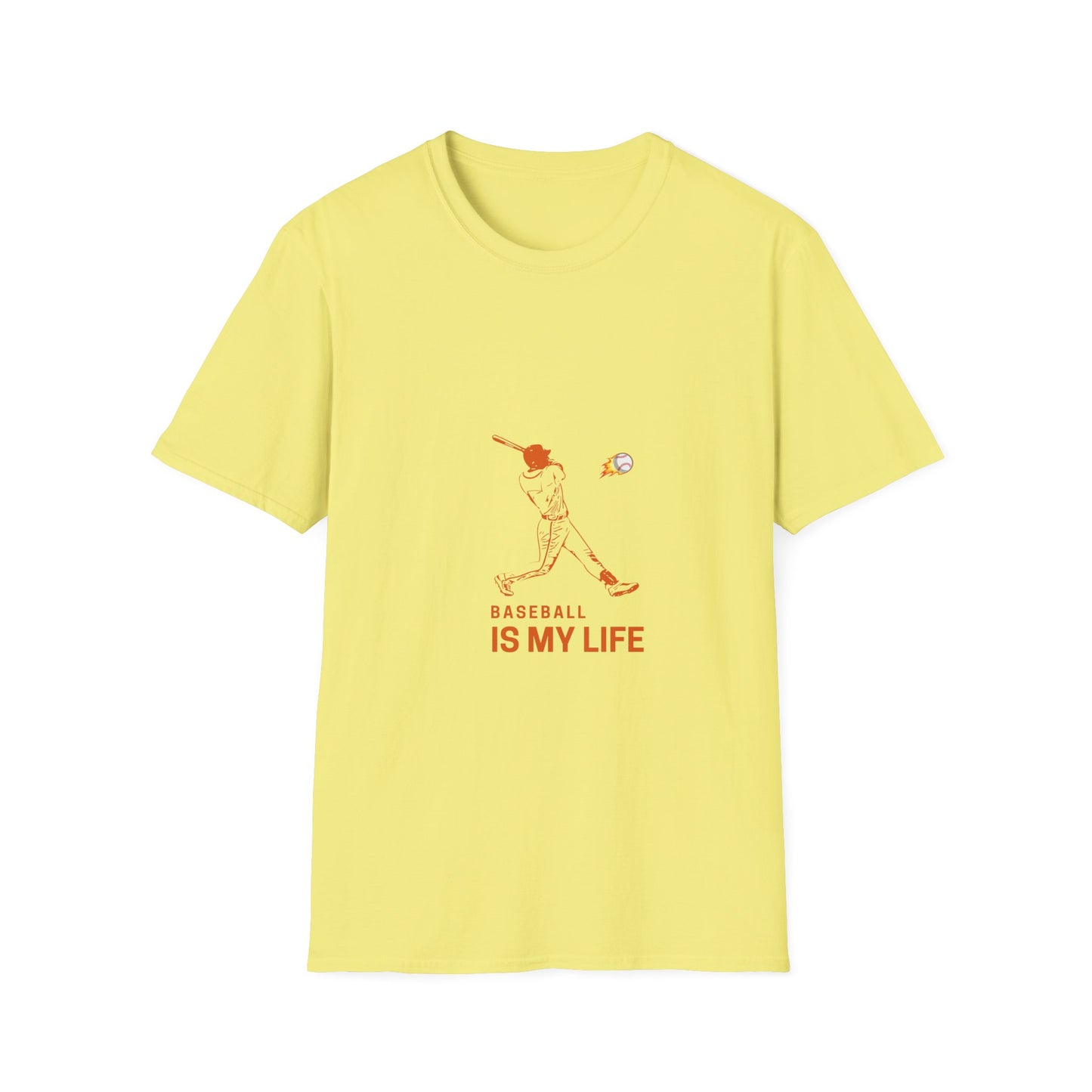 Baseball Is My Life Unisex T-Shirt, Perfect for Sports Lovers, Casual Wear, Gifts for Baseball Fans, Athletic Tee