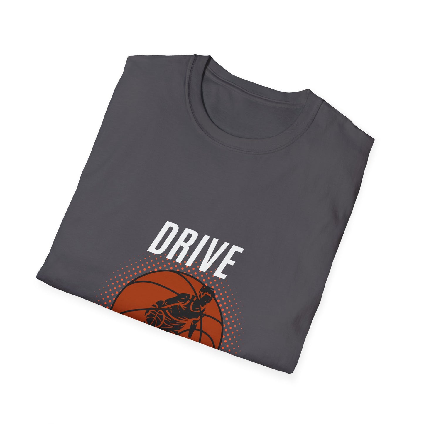 Drive the Lane Basketball T-Shirt - Unisex Softstyle Tee for Sports Lovers