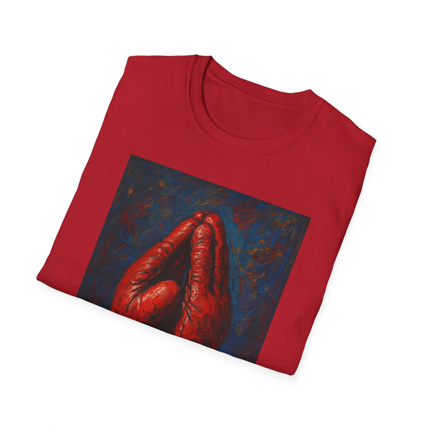Artistic Boxing Gloves T-Shirt, Unisex Graphic Tee, Sports Apparel, Gift for Sports Lovers, Unique Statement Shirt