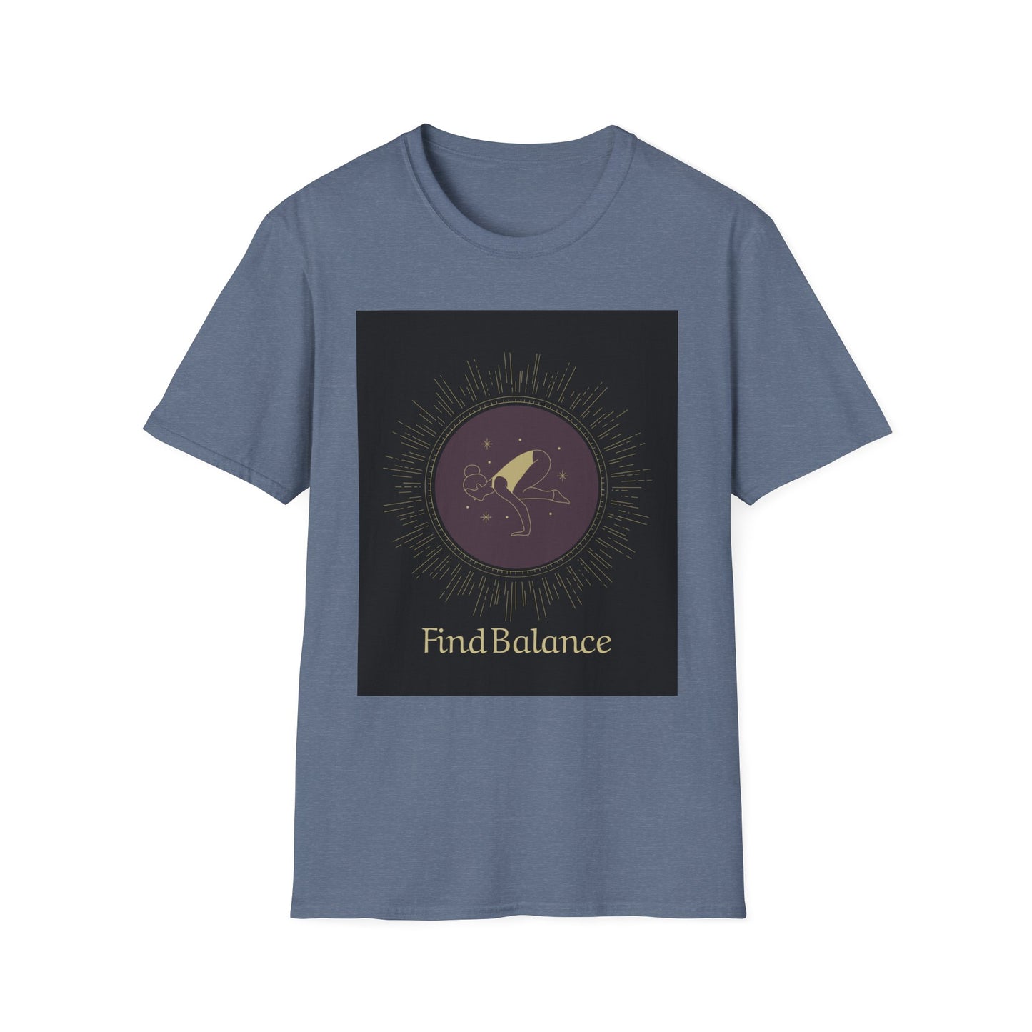 Find Balance Unisex Softstyle T-Shirt - Comfortable & Inspirational Apparel