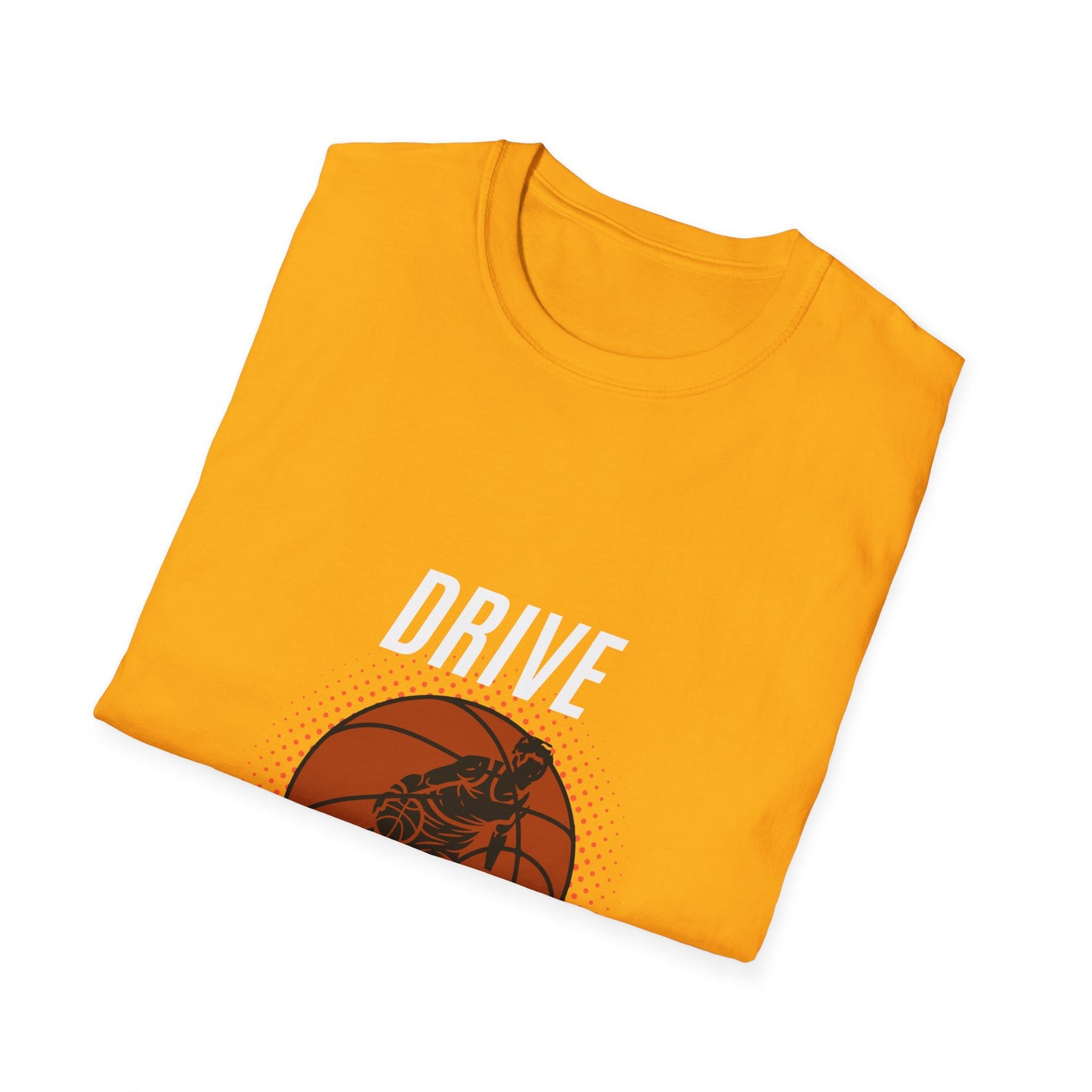 Drive the Lane Basketball T-Shirt - Unisex Softstyle Tee for Sports Lovers