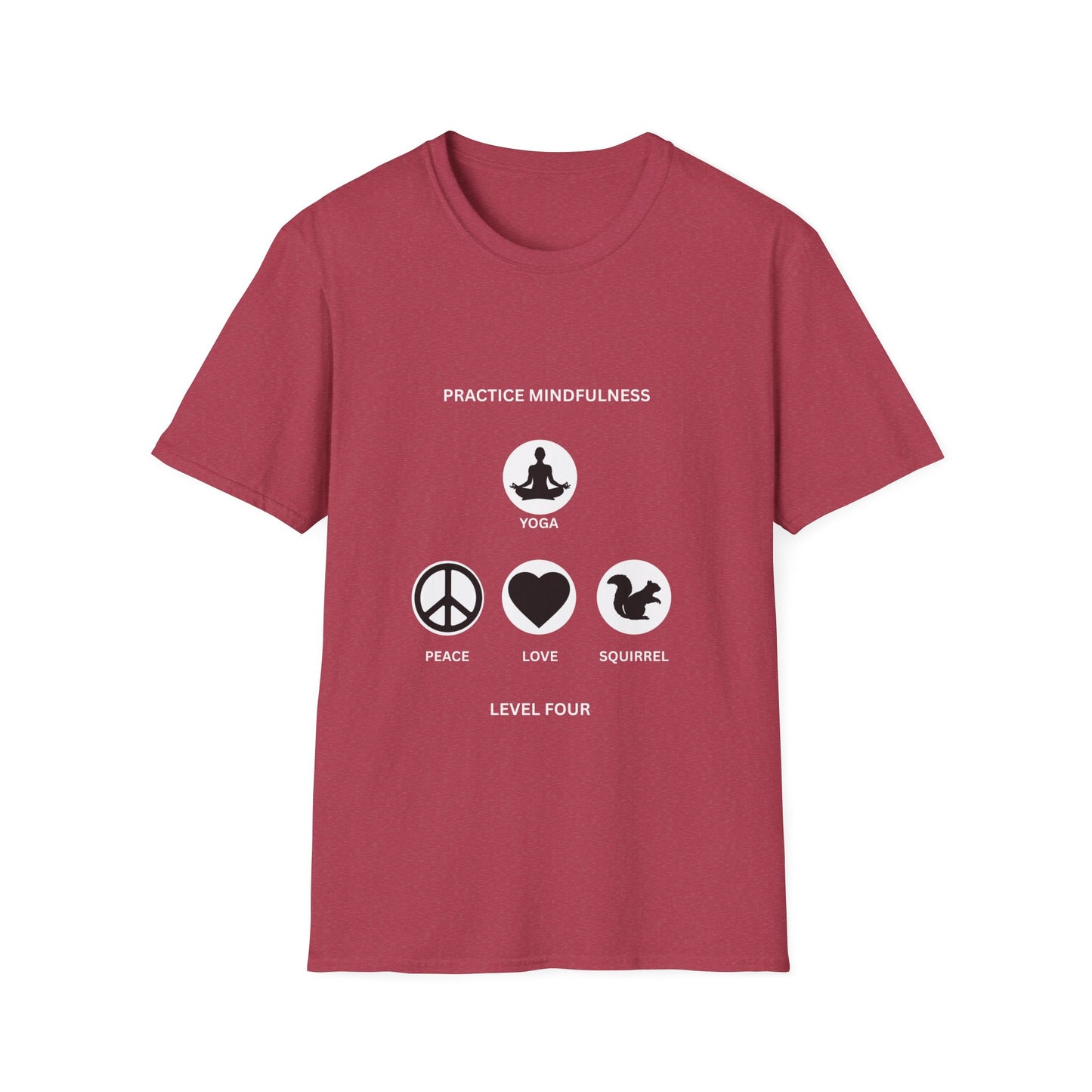 Peace Love Meditation T-Shirt, Unisex Graphic Tee, Mindfulness Shirt, Yoga Lover Gift, Casual Wear, Comfortable Top