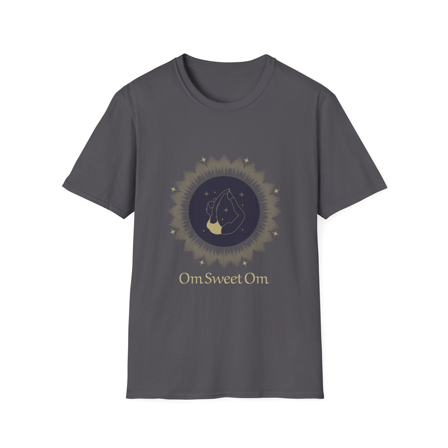 Unisex Softstyle T-Shirt - 'Om Sweet Om' Yoga Shirt, Meditative Vibes, Perfect Gift for Yoga Lovers