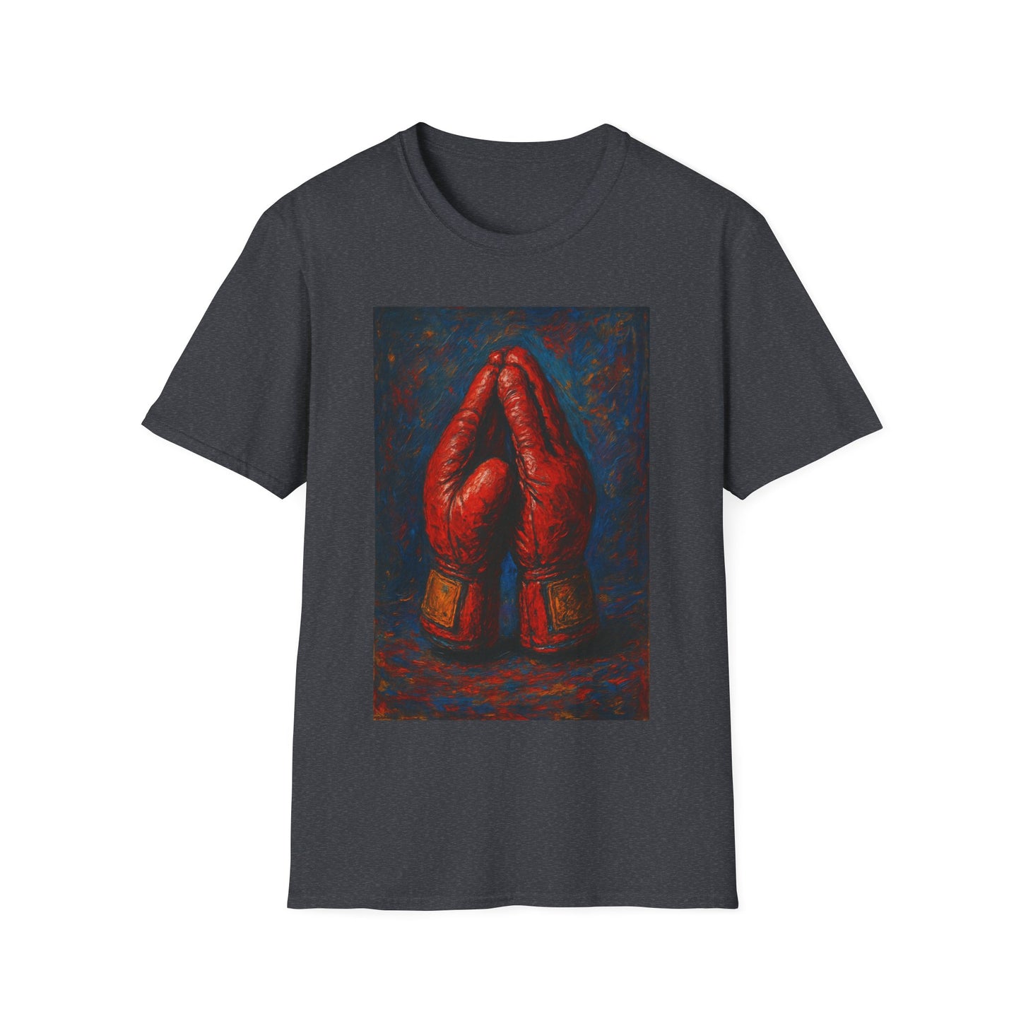 Artistic Boxing Gloves T-Shirt, Unisex Graphic Tee, Sports Apparel, Gift for Sports Lovers, Unique Statement Shirt