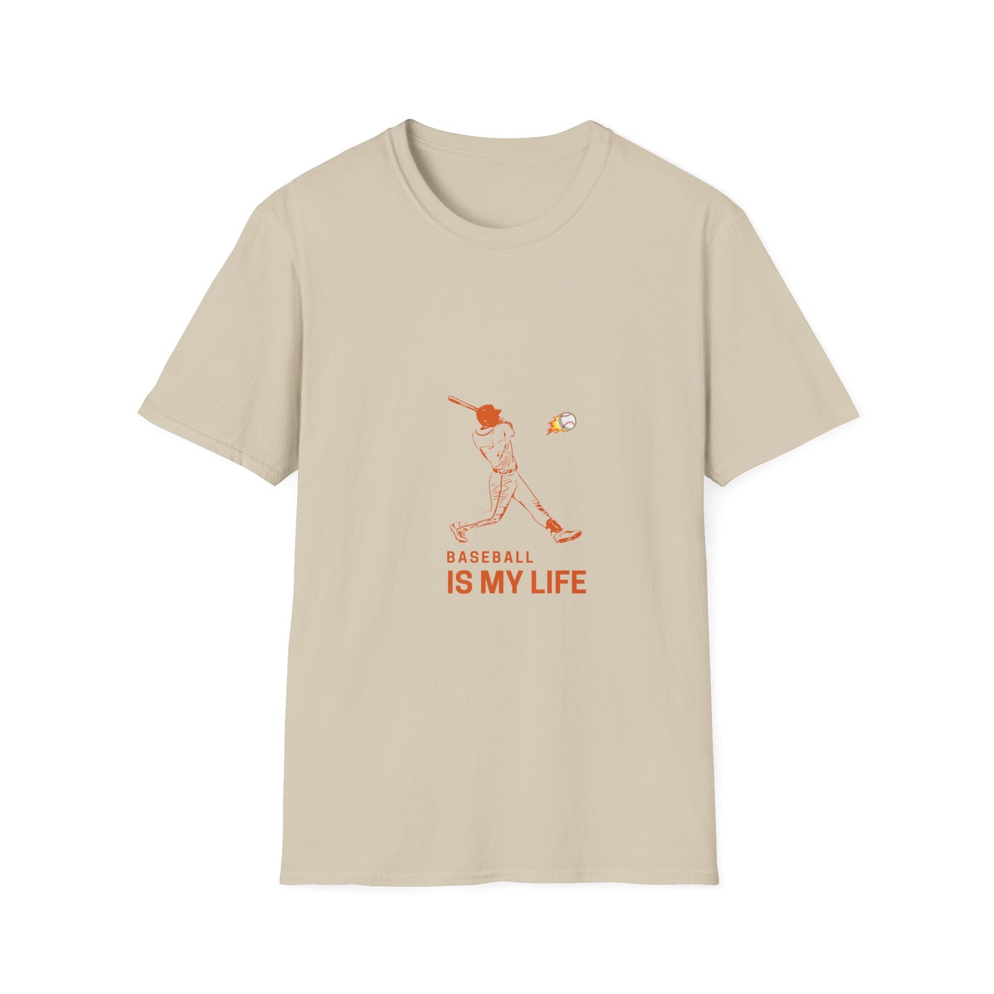 Baseball Is My Life Unisex T-Shirt, Perfect for Sports Lovers, Casual Wear, Gifts for Baseball Fans, Athletic Tee