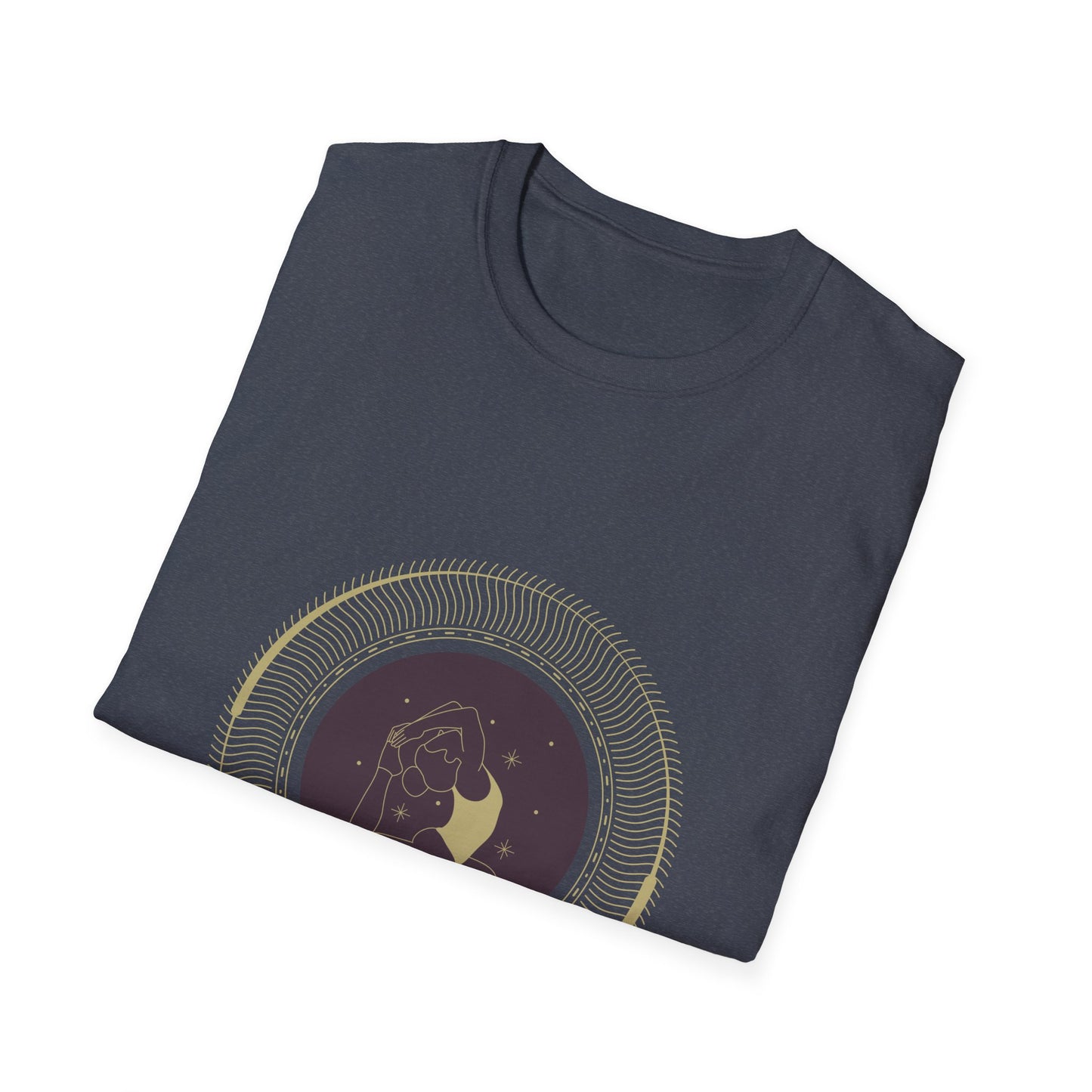 Astrological Moon Graphic Unisex Softstyle T-Shirt - Perfect for Cosmic Lovers