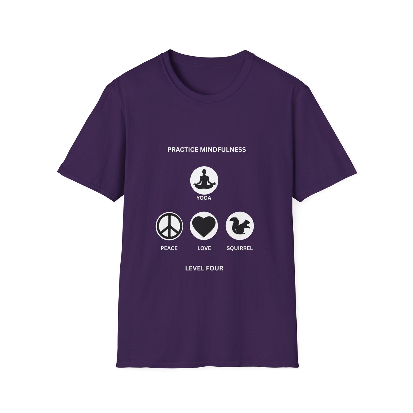 Peace Love Meditation T-Shirt, Unisex Graphic Tee, Mindfulness Shirt, Yoga Lover Gift, Casual Wear, Comfortable Top