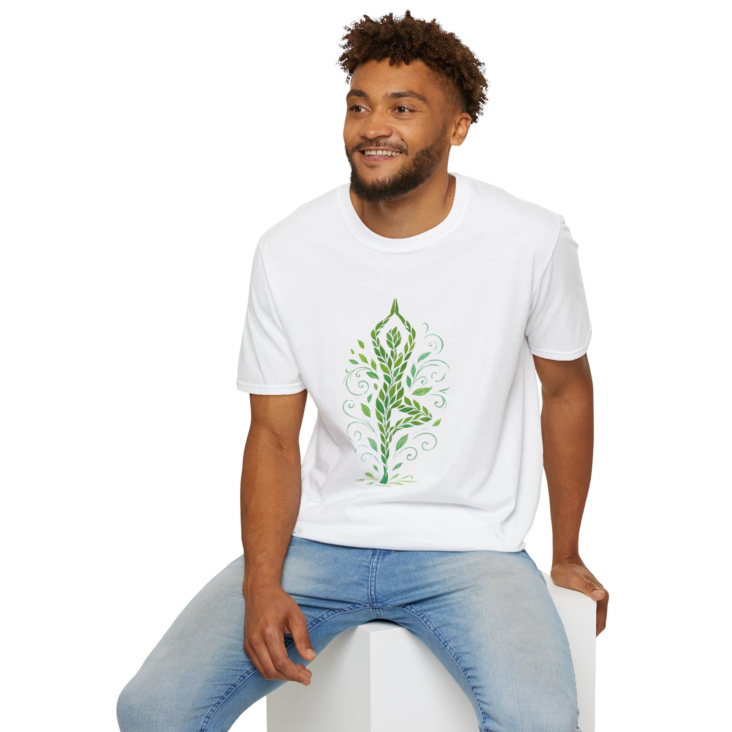 Nature-Inspired Unisex Softstyle T-Shirt - Eco-Friendly Design for Nature Lovers