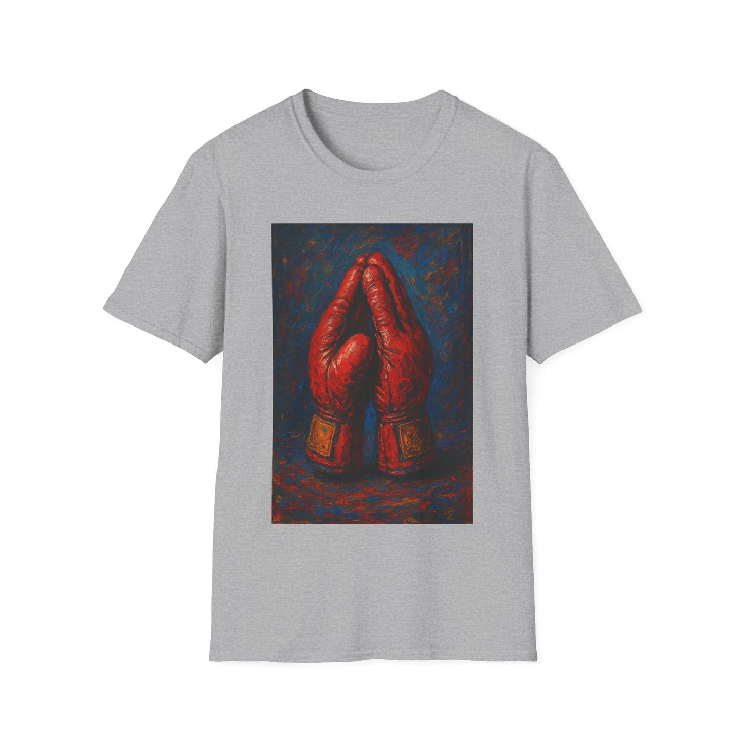Artistic Boxing Gloves T-Shirt, Unisex Graphic Tee, Sports Apparel, Gift for Sports Lovers, Unique Statement Shirt