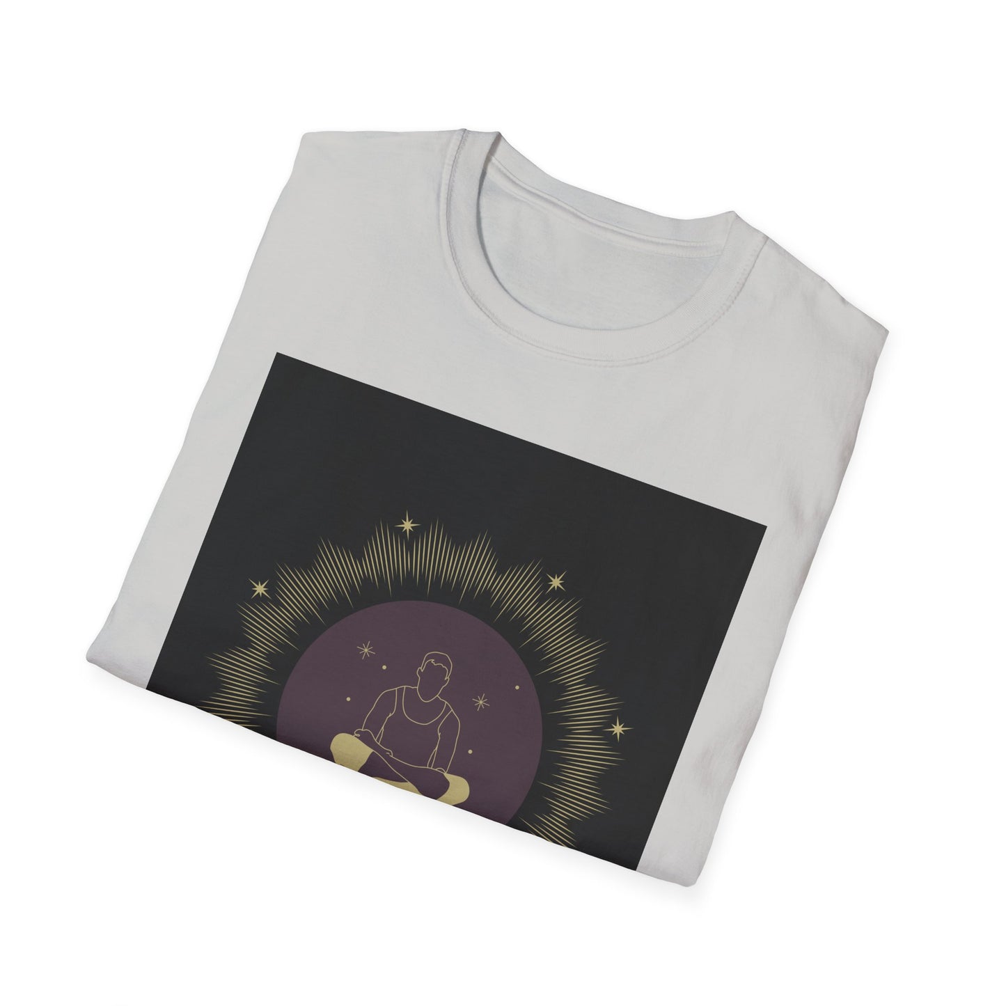 Zen Buddha Meditative T-Shirt | Unisex Softstyle Tee