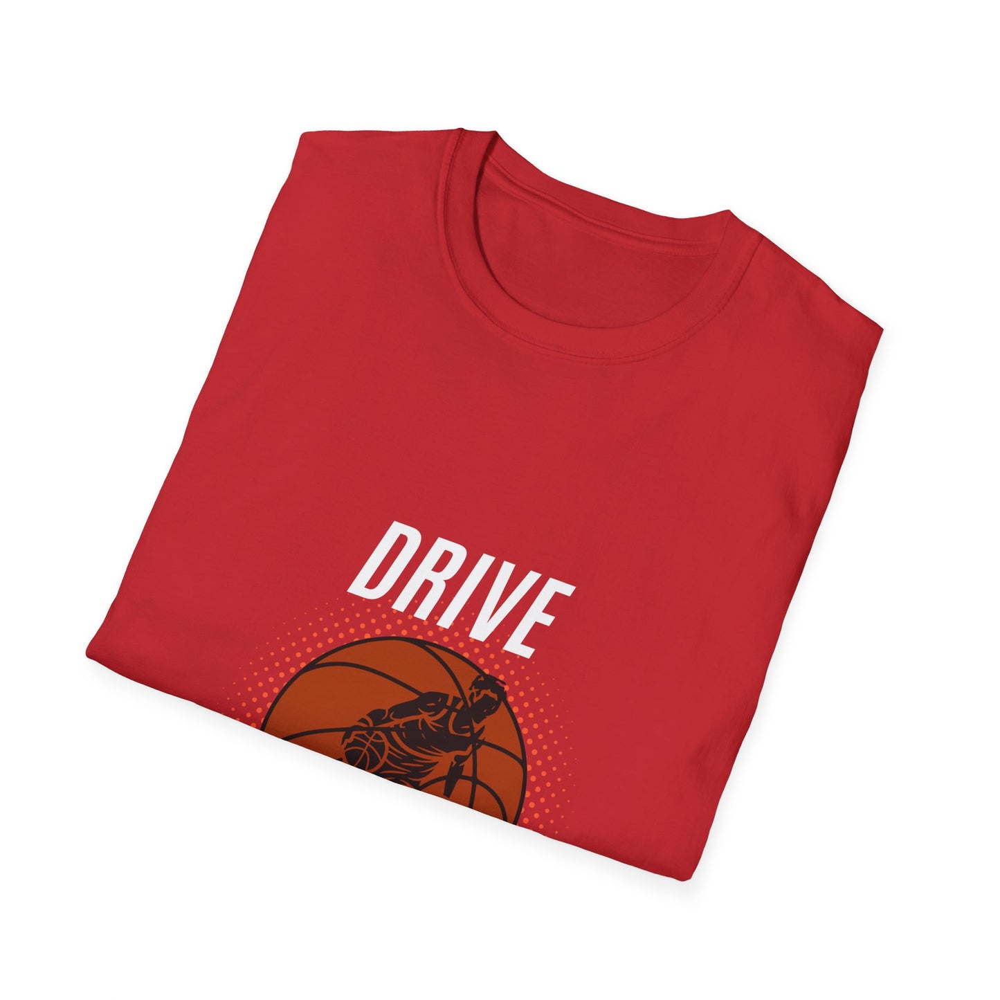 Drive the Lane Basketball T-Shirt - Unisex Softstyle Tee for Sports Lovers