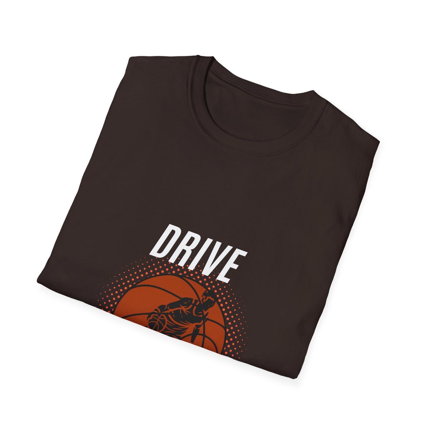 Drive the Lane Basketball T-Shirt - Unisex Softstyle Tee for Sports Lovers
