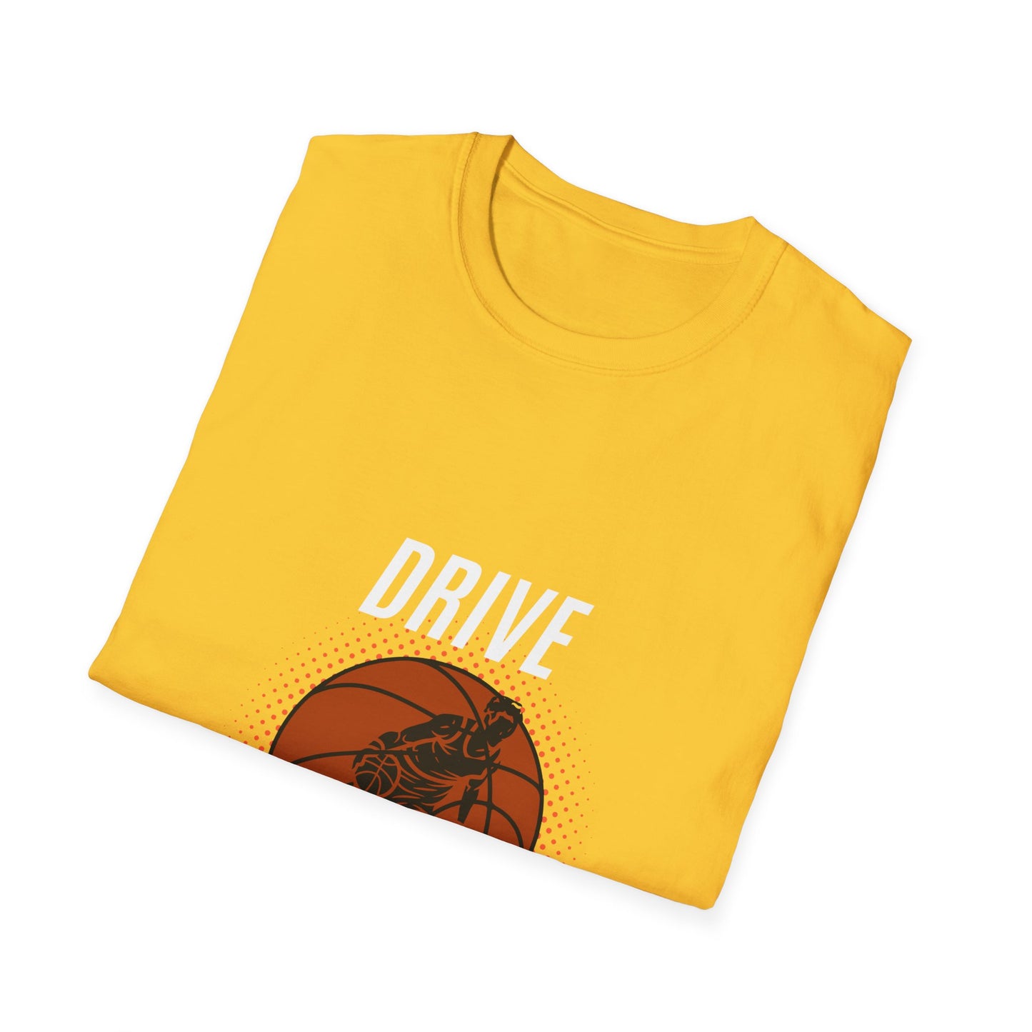 Drive the Lane Basketball T-Shirt - Unisex Softstyle Tee for Sports Lovers