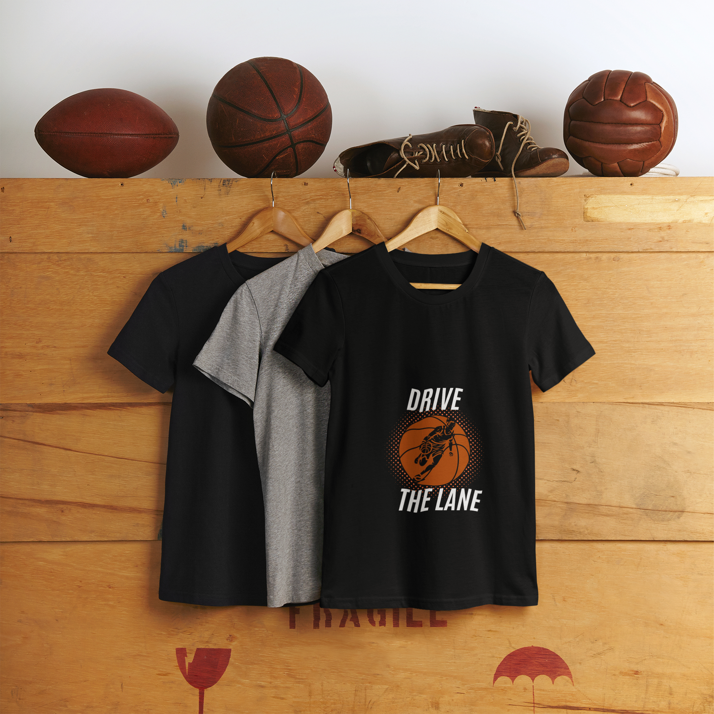 Drive the Lane Basketball T-Shirt - Unisex Softstyle Tee for Sports Lovers