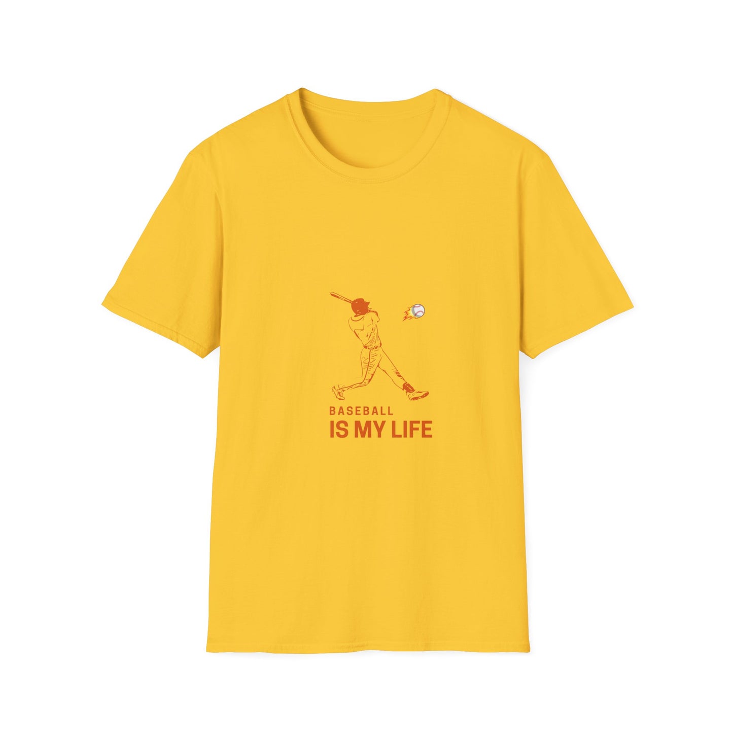 Baseball Is My Life Unisex T-Shirt, Perfect for Sports Lovers, Casual Wear, Gifts for Baseball Fans, Athletic Tee