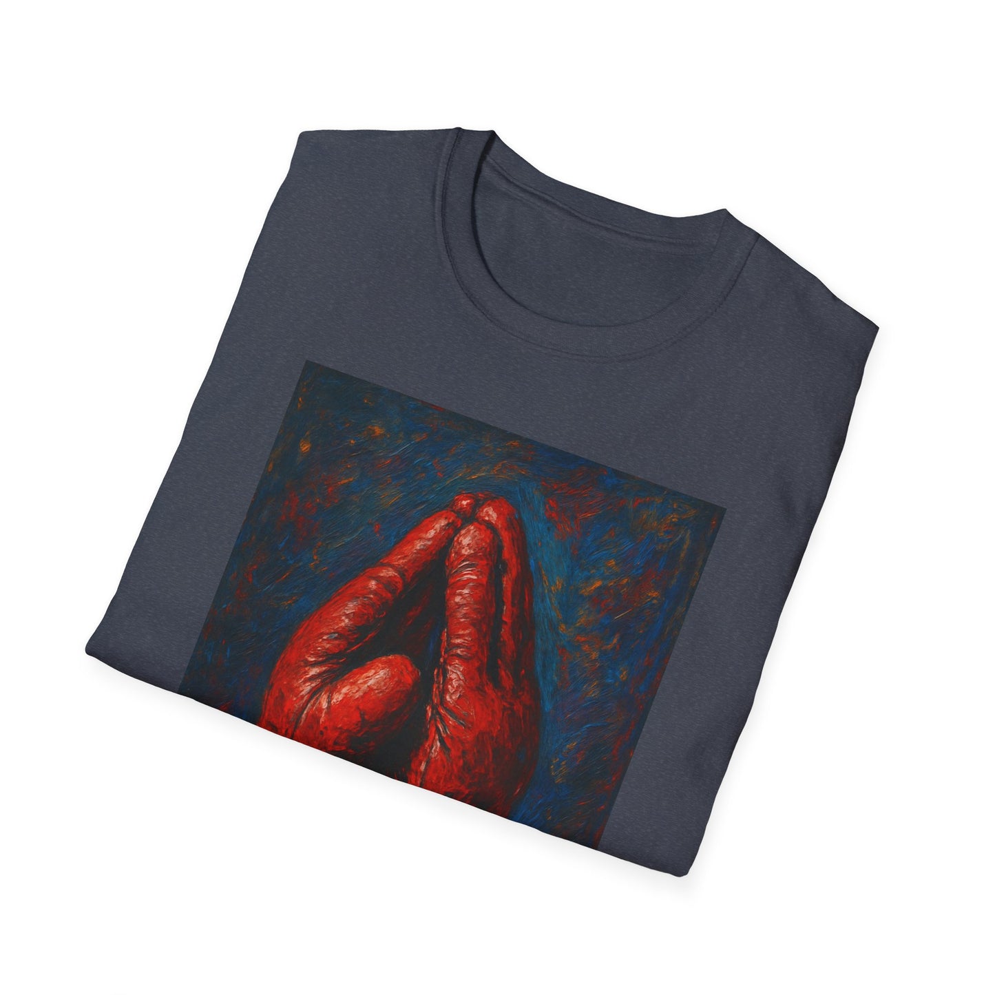 Artistic Boxing Gloves T-Shirt, Unisex Graphic Tee, Sports Apparel, Gift for Sports Lovers, Unique Statement Shirt