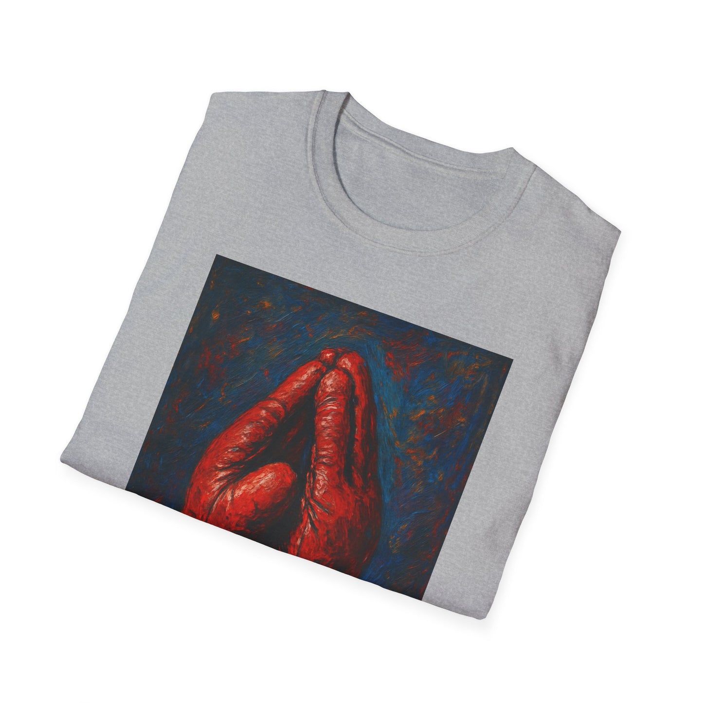 Artistic Boxing Gloves T-Shirt, Unisex Graphic Tee, Sports Apparel, Gift for Sports Lovers, Unique Statement Shirt