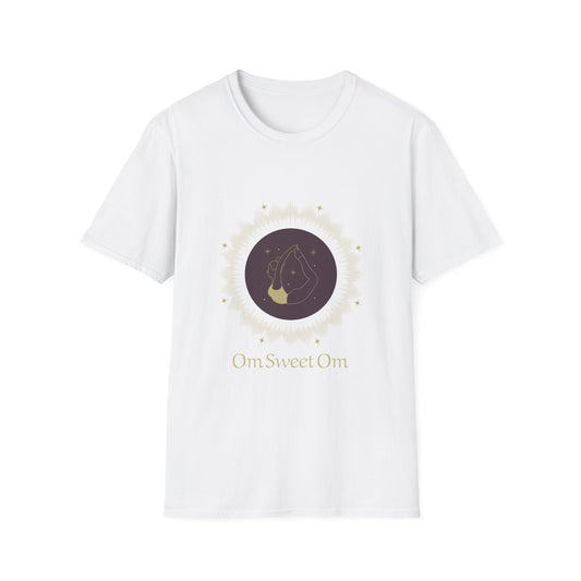 Om Sweet Om Unisex Softstyle T-Shirt - Comfortable Spiritual Wear