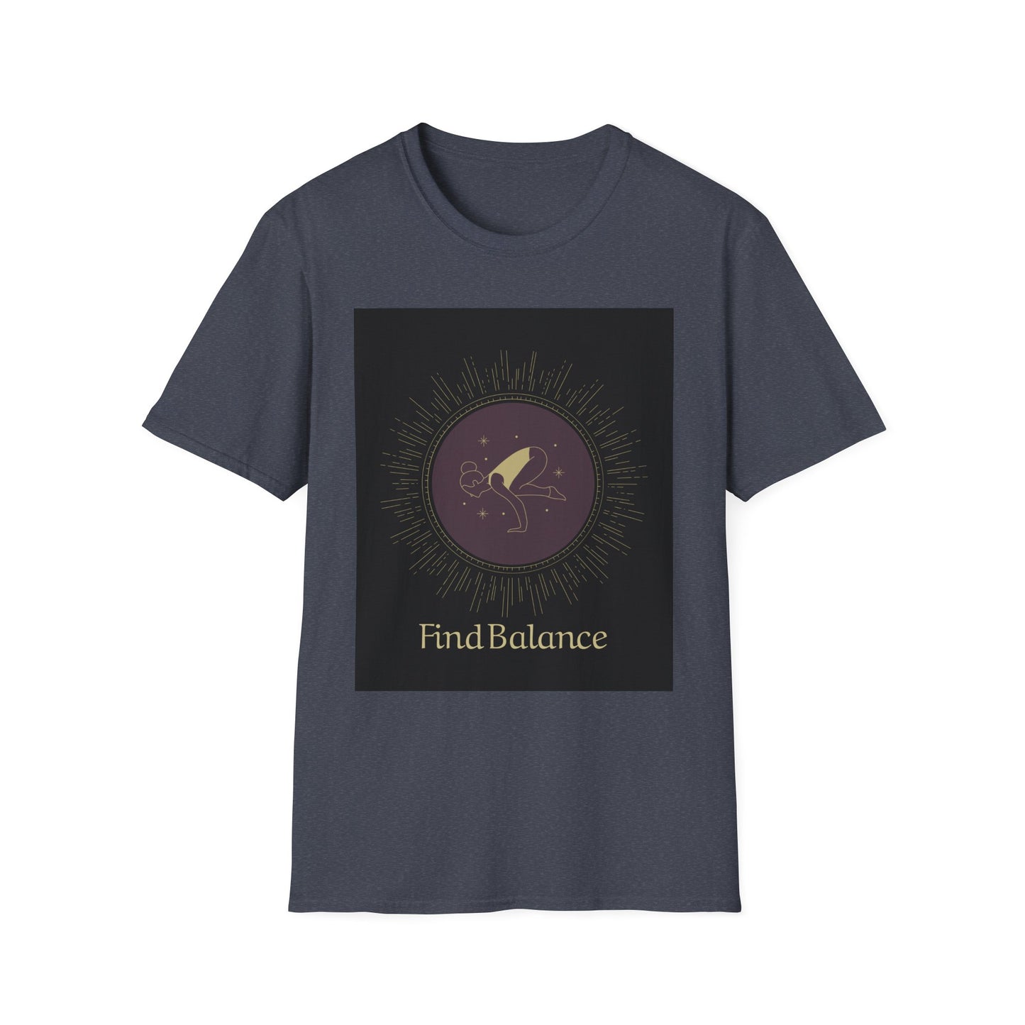Find Balance Unisex Softstyle T-Shirt - Comfortable & Inspirational Apparel