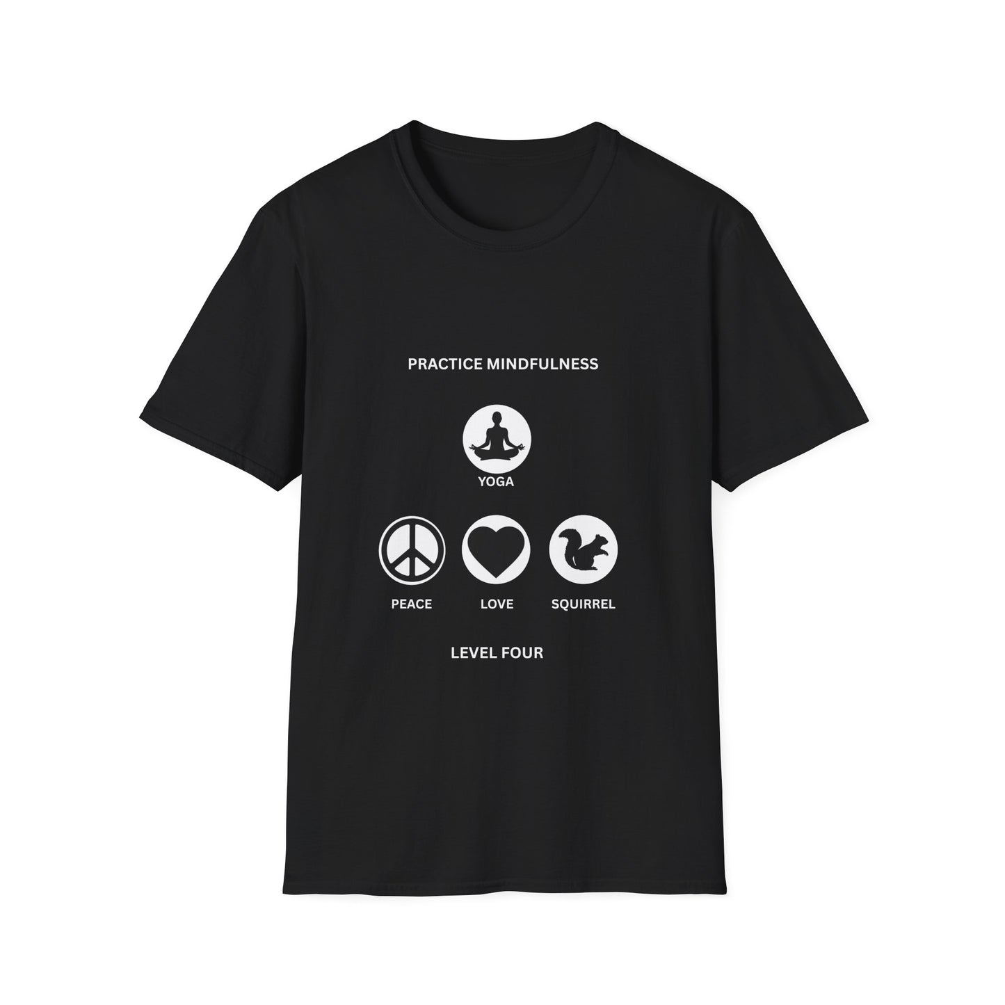 Peace Love Meditation T-Shirt, Unisex Graphic Tee, Mindfulness Shirt, Yoga Lover Gift, Casual Wear, Comfortable Top
