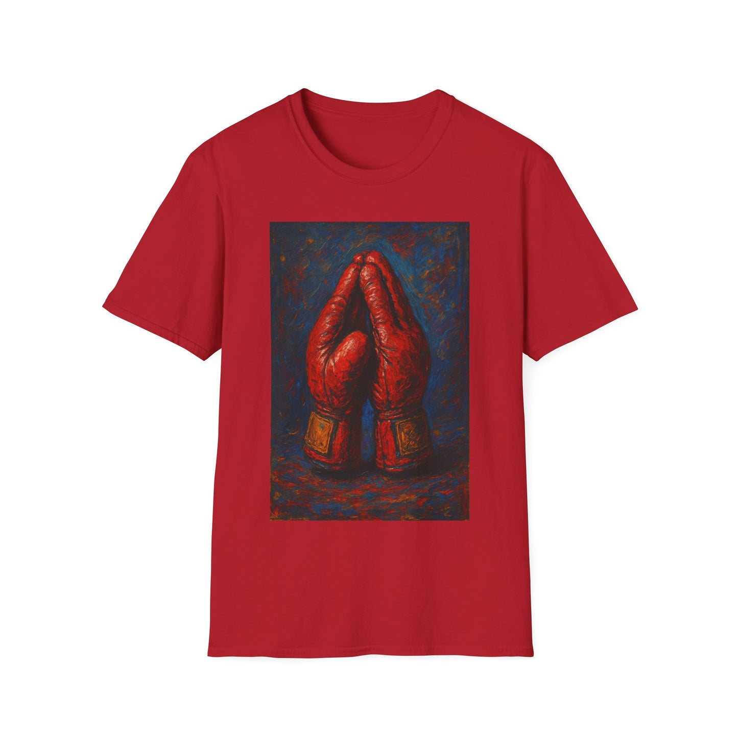 Artistic Boxing Gloves T-Shirt, Unisex Graphic Tee, Sports Apparel, Gift for Sports Lovers, Unique Statement Shirt