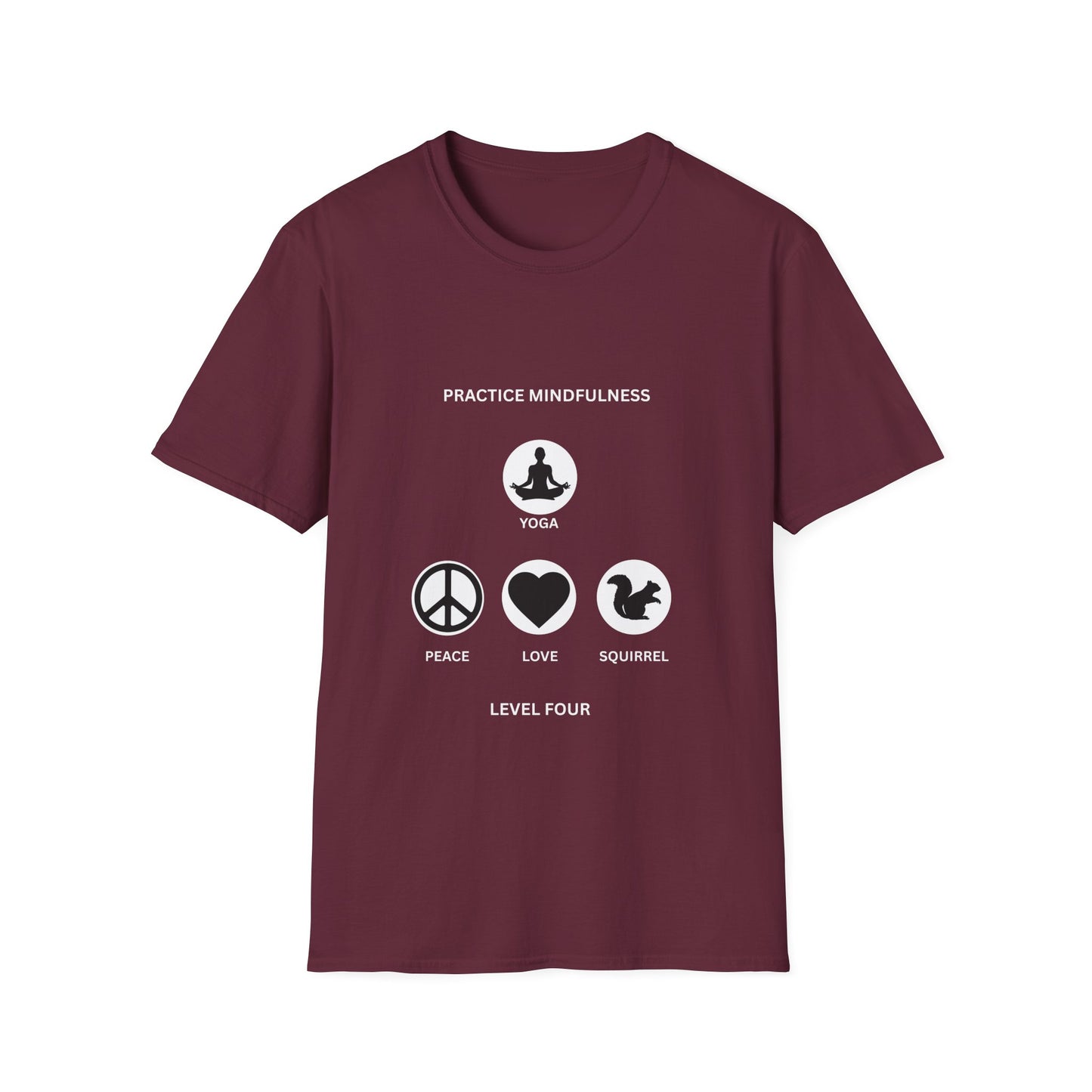 Peace Love Meditation T-Shirt, Unisex Graphic Tee, Mindfulness Shirt, Yoga Lover Gift, Casual Wear, Comfortable Top
