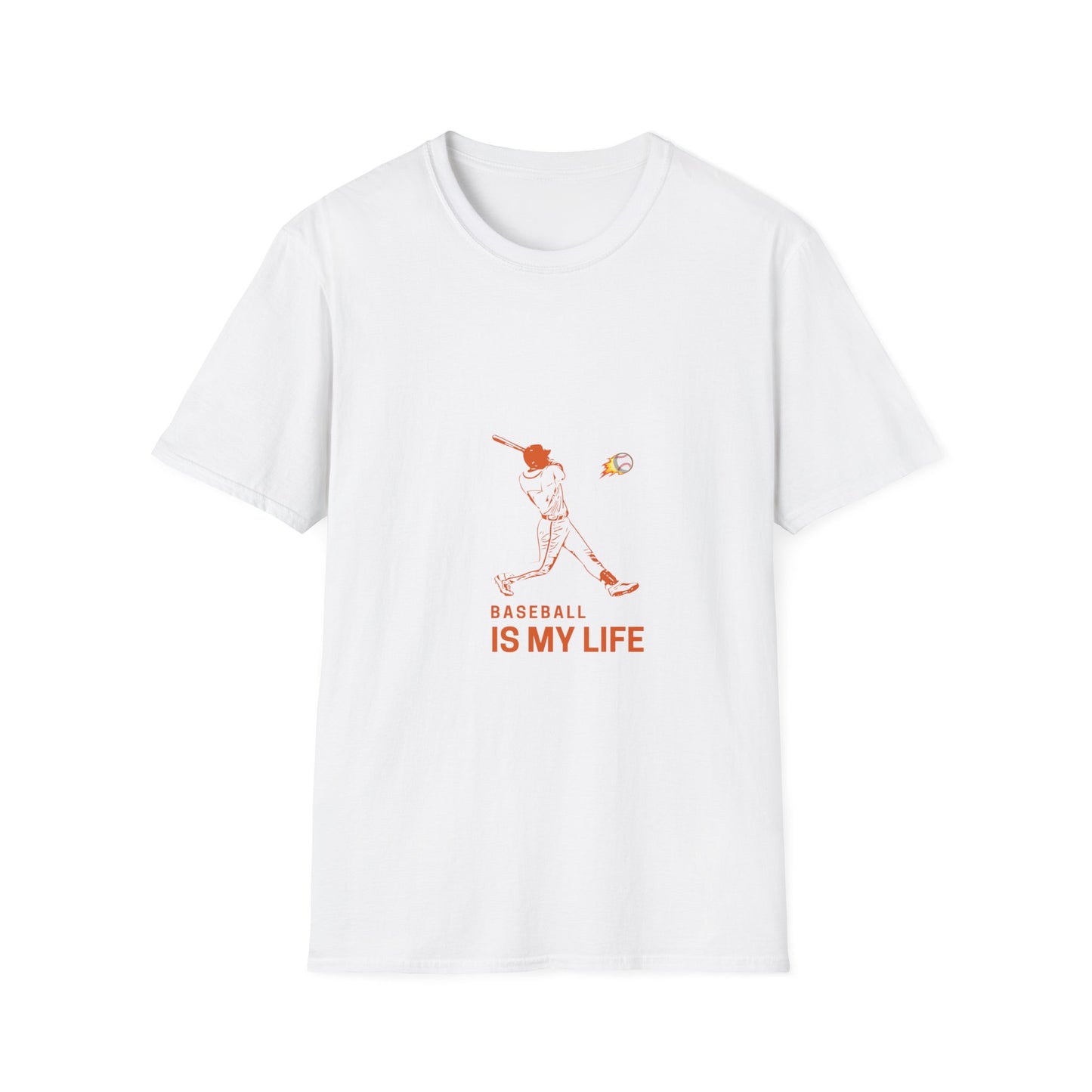 Baseball Is My Life Unisex T-Shirt, Perfect for Sports Lovers, Casual Wear, Gifts for Baseball Fans, Athletic Tee