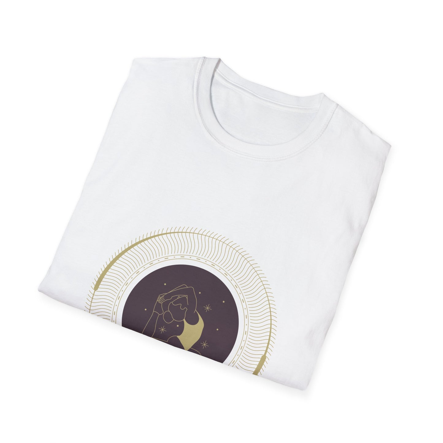 Astrological Moon Graphic Unisex Softstyle T-Shirt - Perfect for Cosmic Lovers