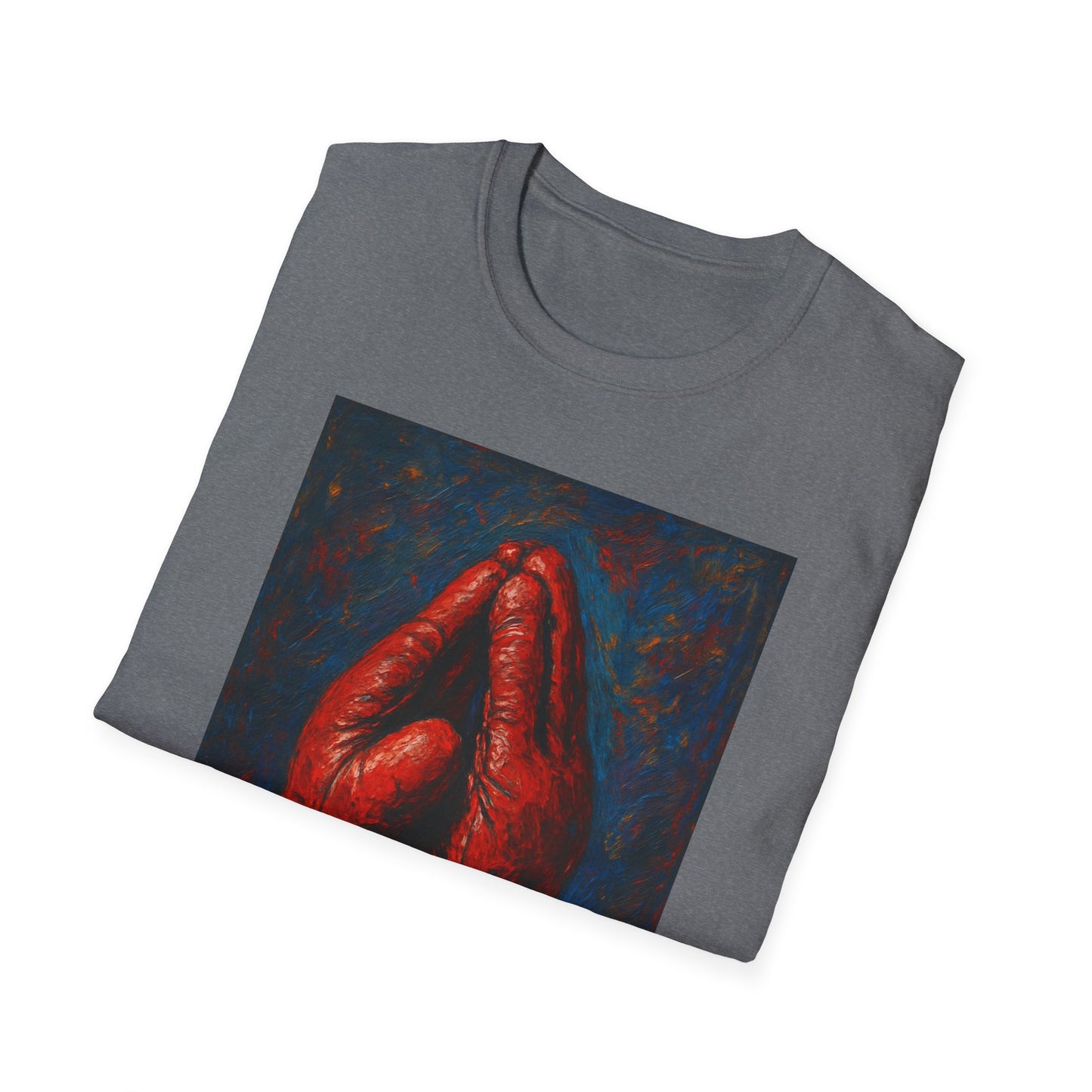 Artistic Boxing Gloves T-Shirt, Unisex Graphic Tee, Sports Apparel, Gift for Sports Lovers, Unique Statement Shirt