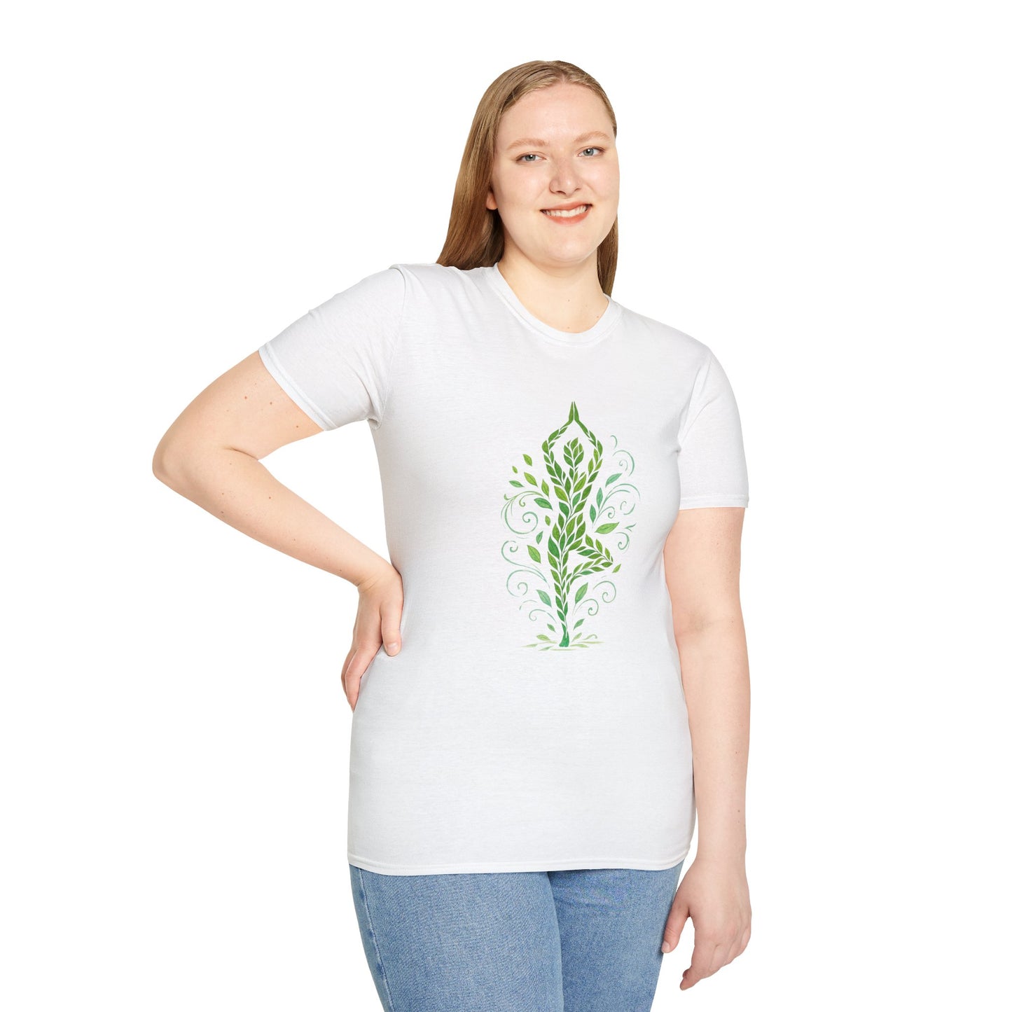 Nature-Inspired Unisex Softstyle T-Shirt - Eco-Friendly Design for Nature Lovers