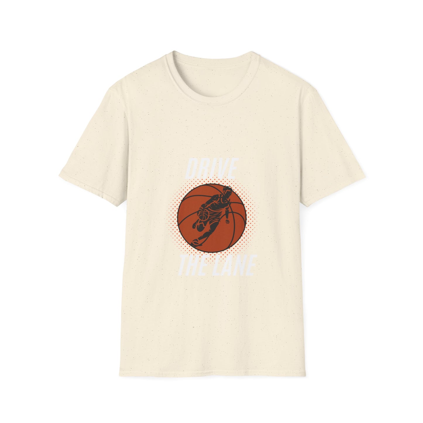 Drive the Lane Basketball T-Shirt - Unisex Softstyle Tee for Sports Lovers