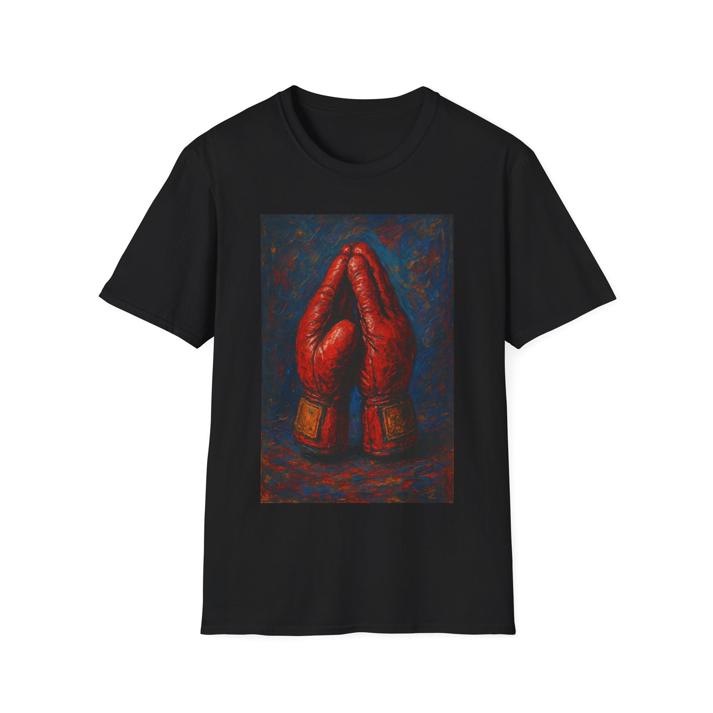Artistic Boxing Gloves T-Shirt, Unisex Graphic Tee, Sports Apparel, Gift for Sports Lovers, Unique Statement Shirt